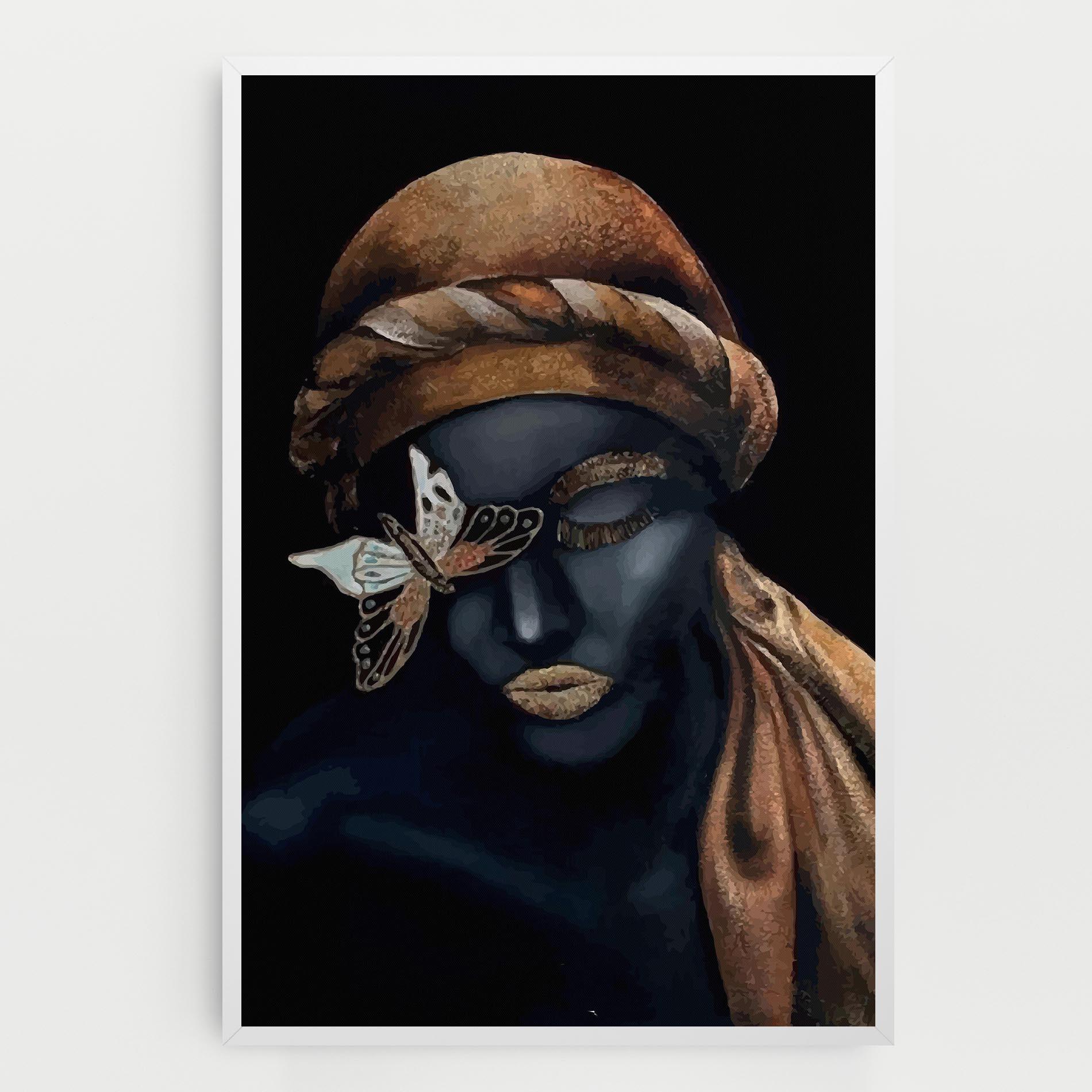 Tablou Canvas Butterfly Lady mockup 0