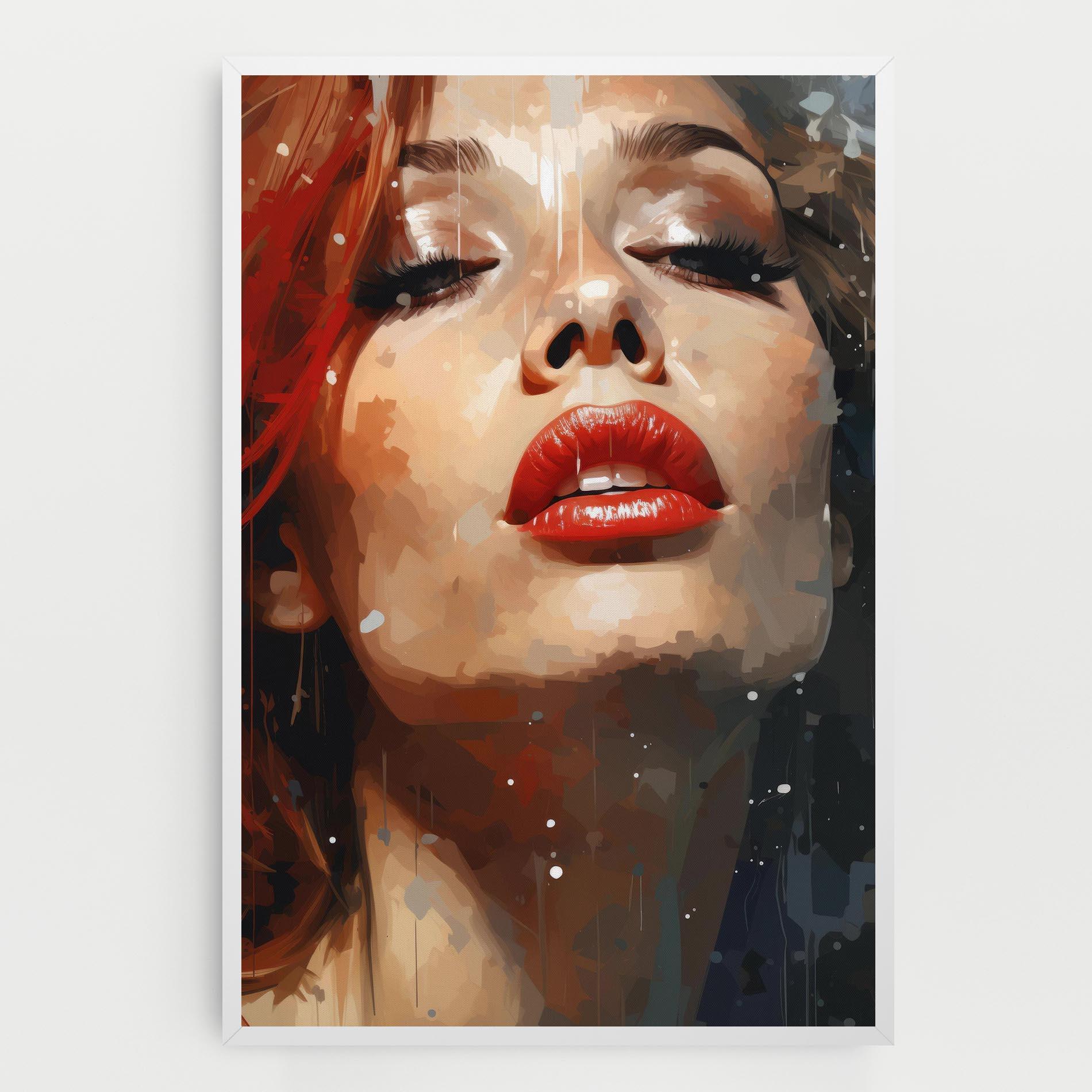 Tablou Canvas Close Up Look Portrait mockup 0