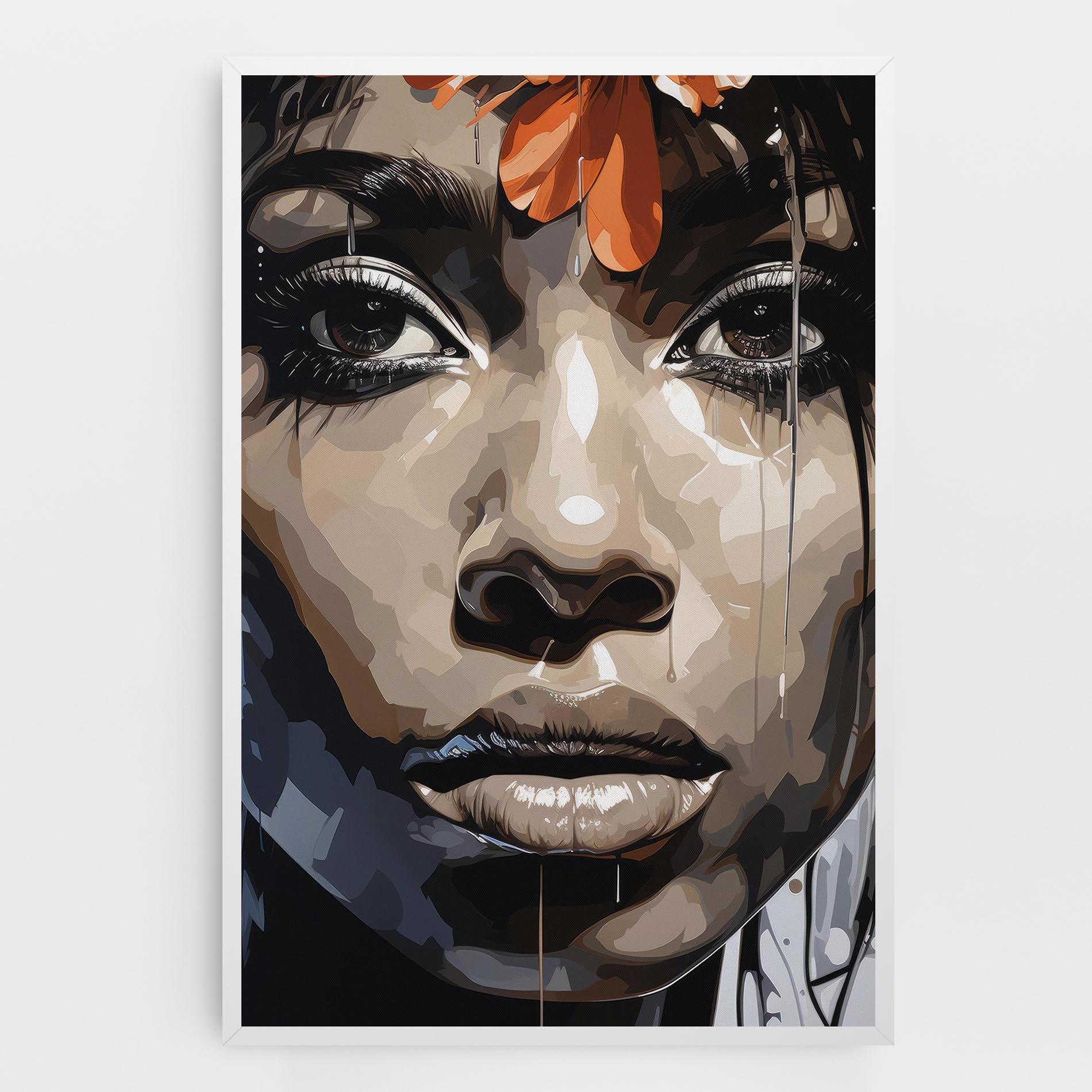 Tablou Canvas Pretty Girl Portrait mockup 0