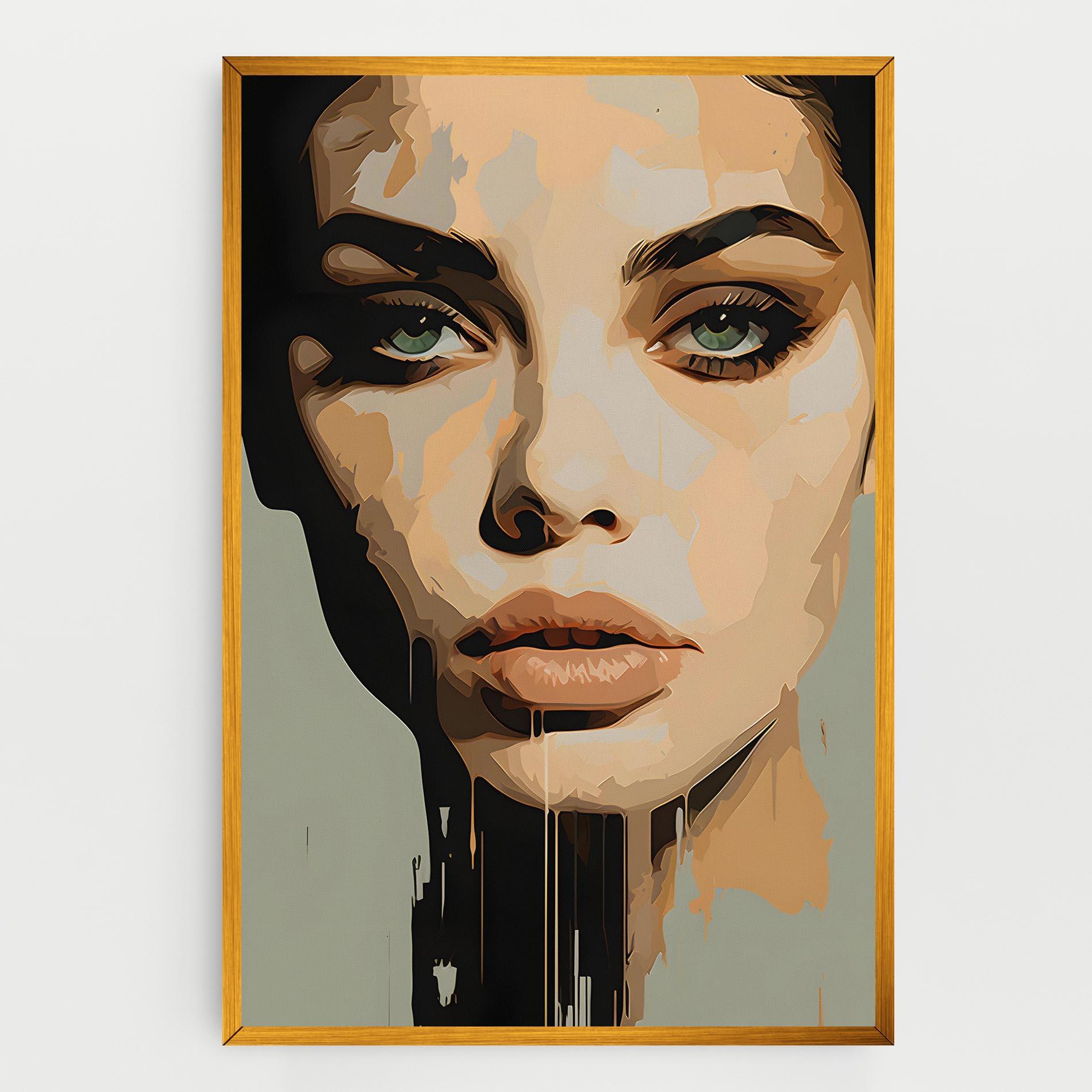 Tablou Canvas Apologetic Face mockup 0