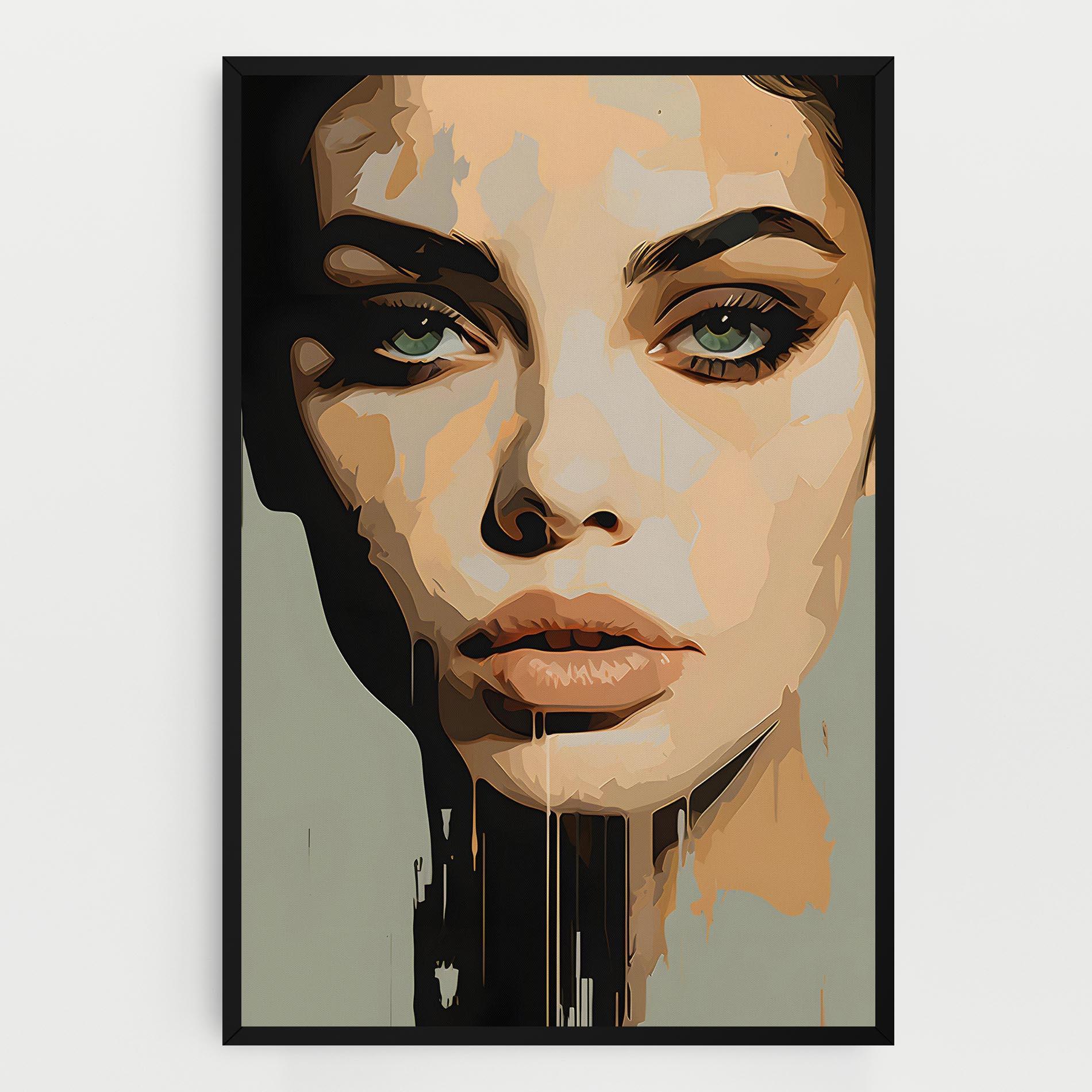 Tablou Canvas Apologetic Face mockup 0