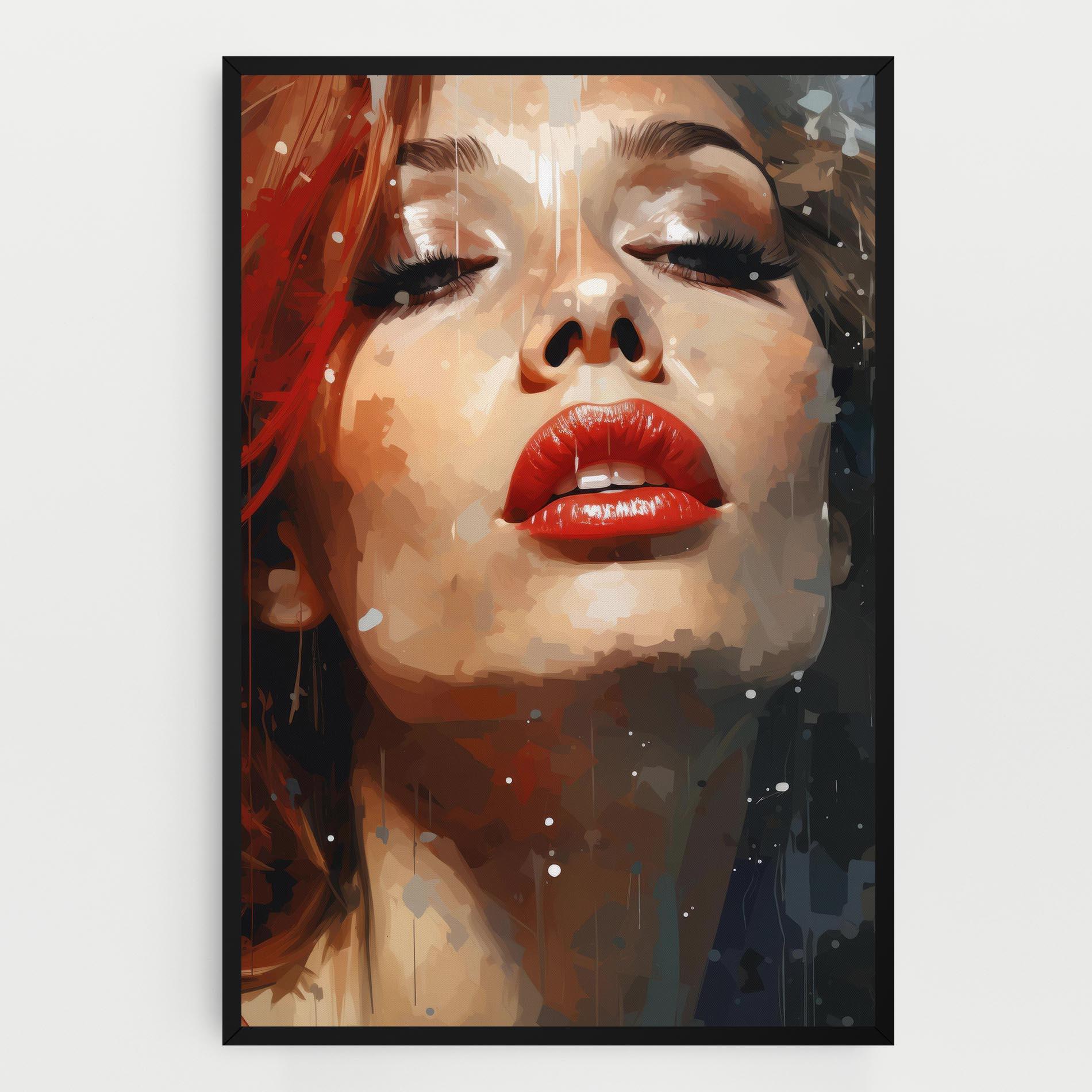 Tablou Canvas Close Up Look Portrait mockup 0