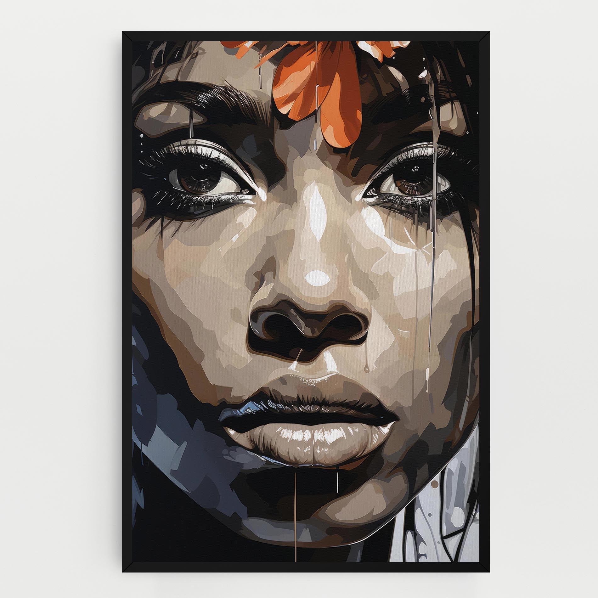 Tablou Canvas Pretty Girl Portrait mockup 0