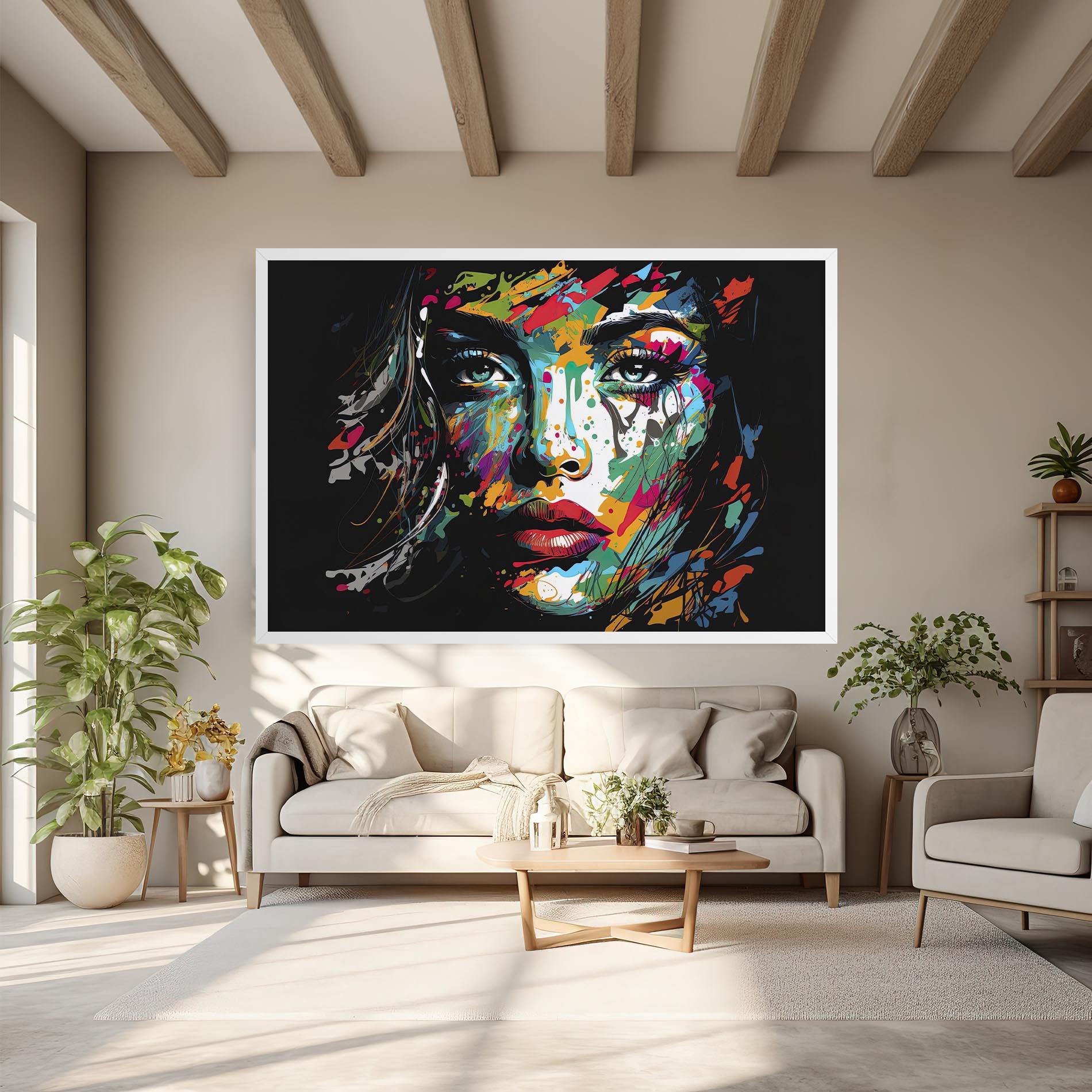 Tablou Canvas Abstract Stylish Portrait mockup 6