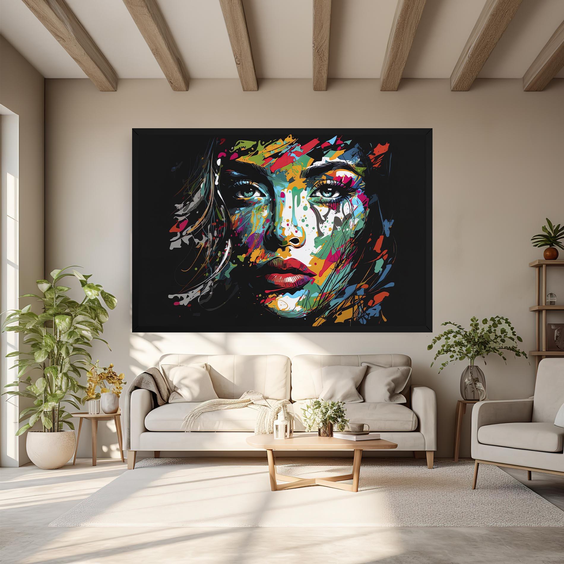 Tablou Canvas Abstract Stylish Portrait mockup 6