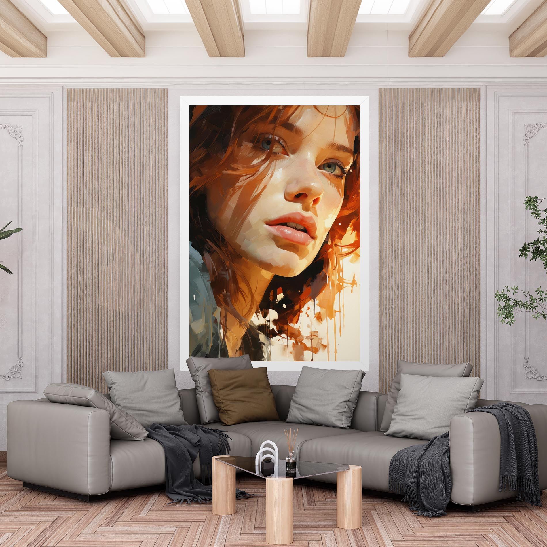 Pretty Woman Portrait mockup 6