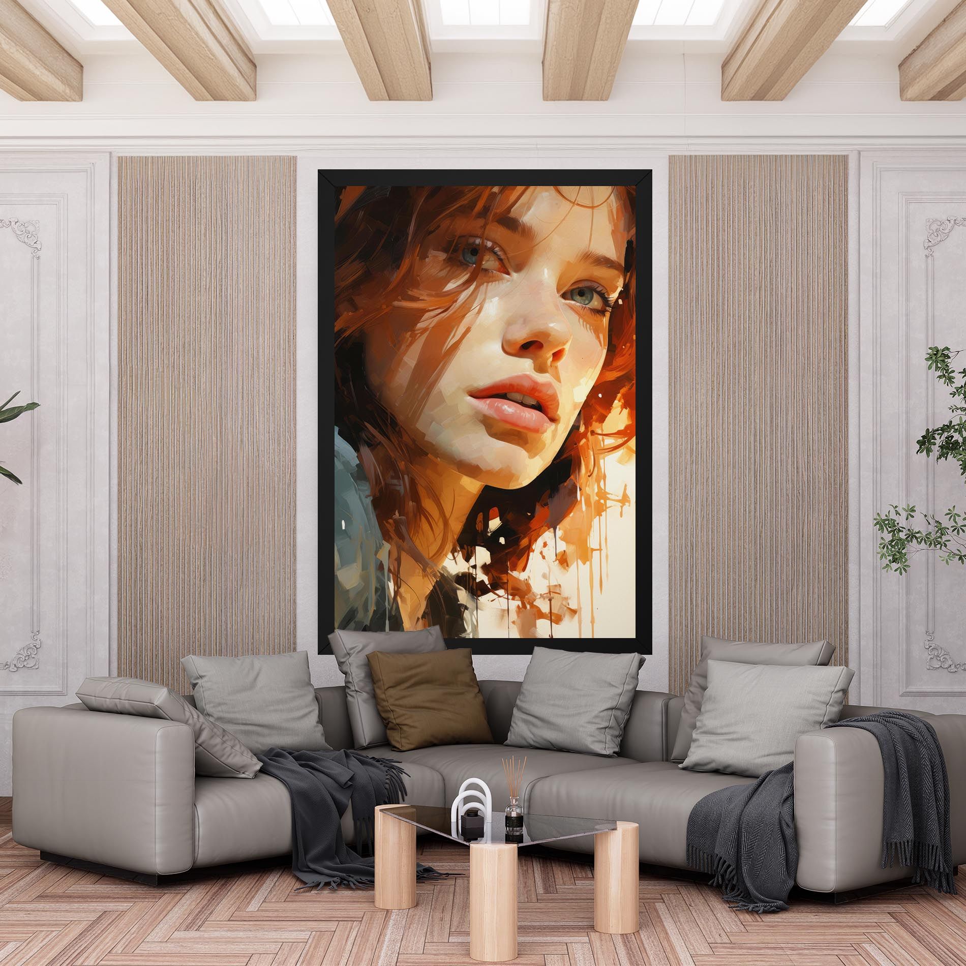 Pretty Woman Portrait mockup 6