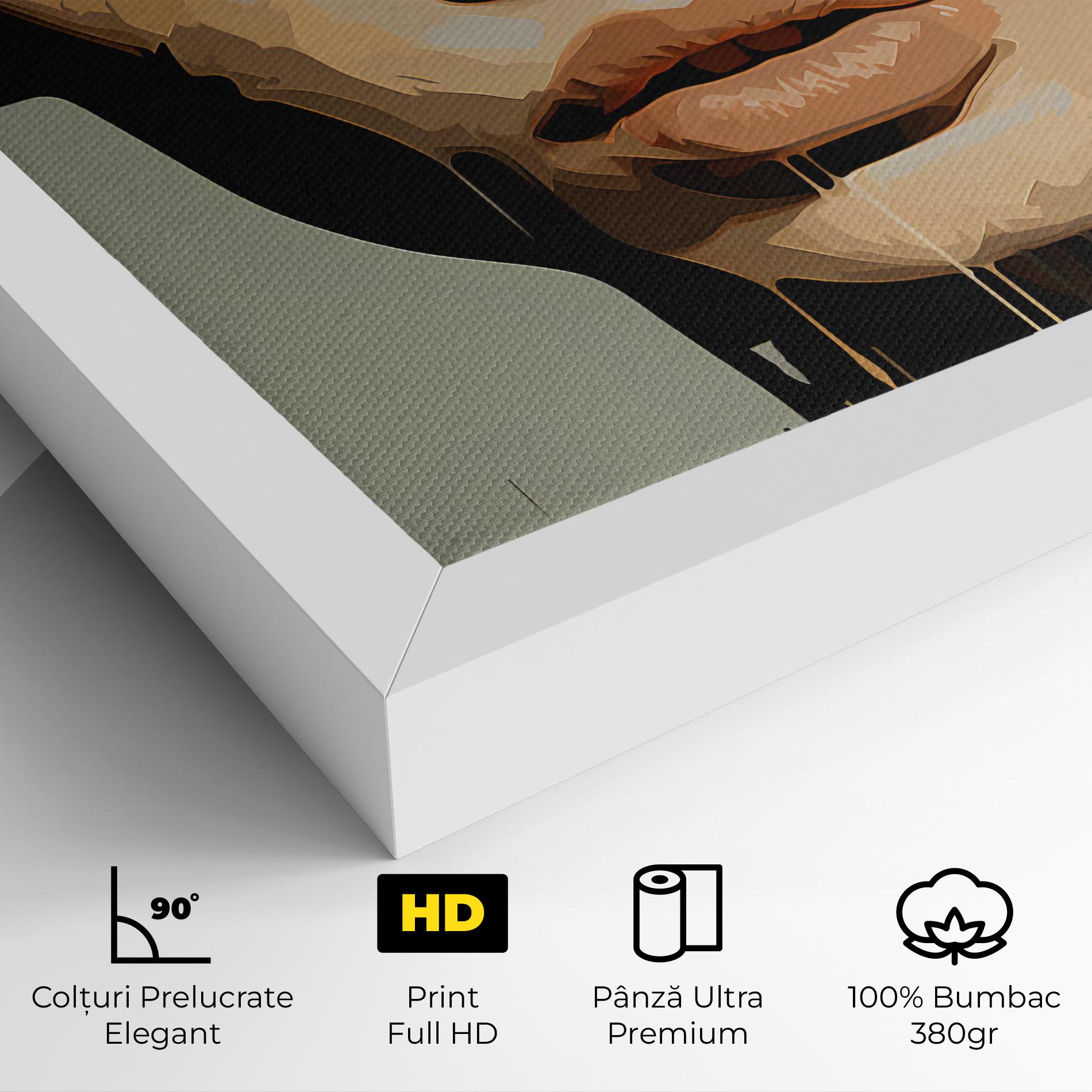 Tablou Canvas Apologetic Face mockup 4