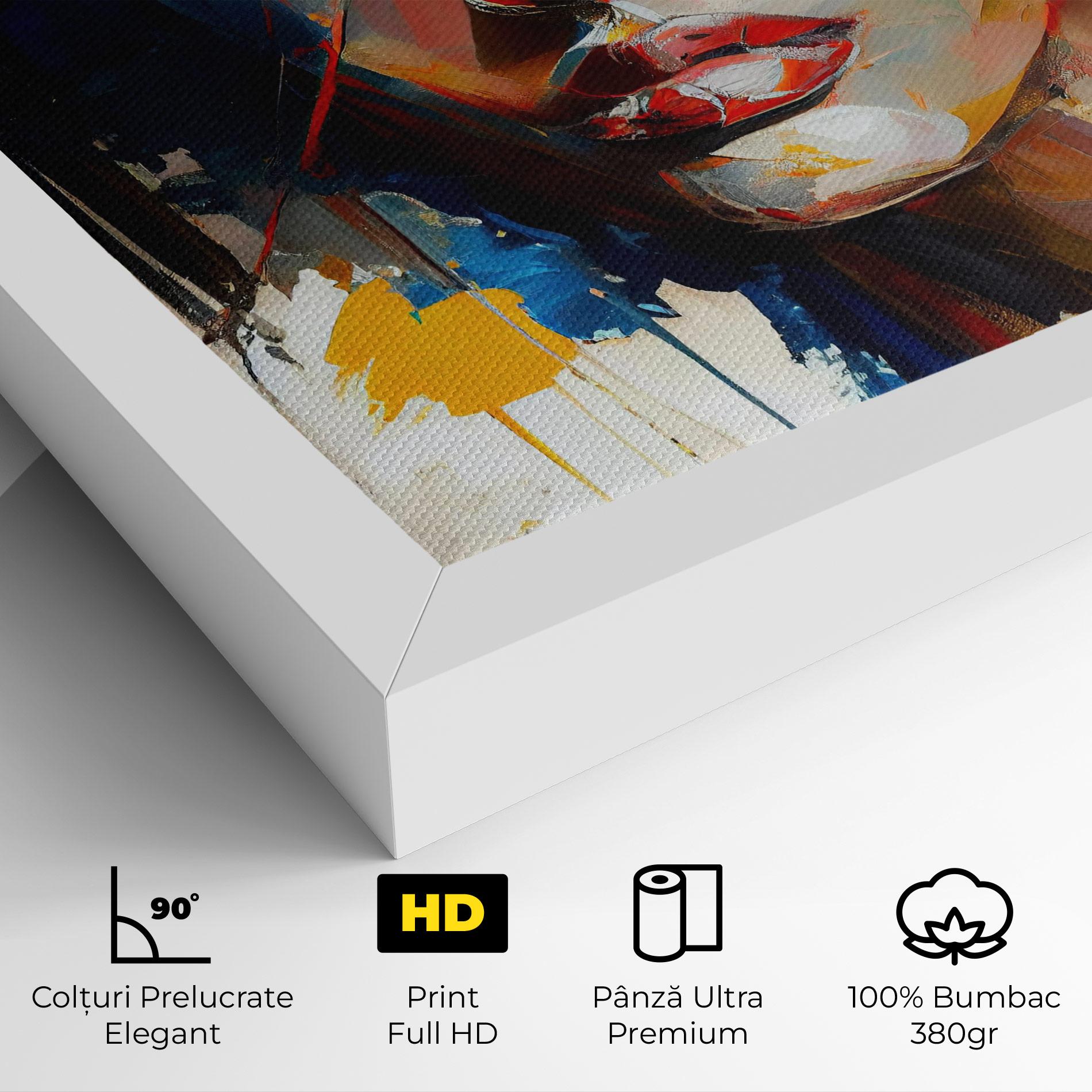 Tablou Canvas Beautiful Brunette Woman mockup 4