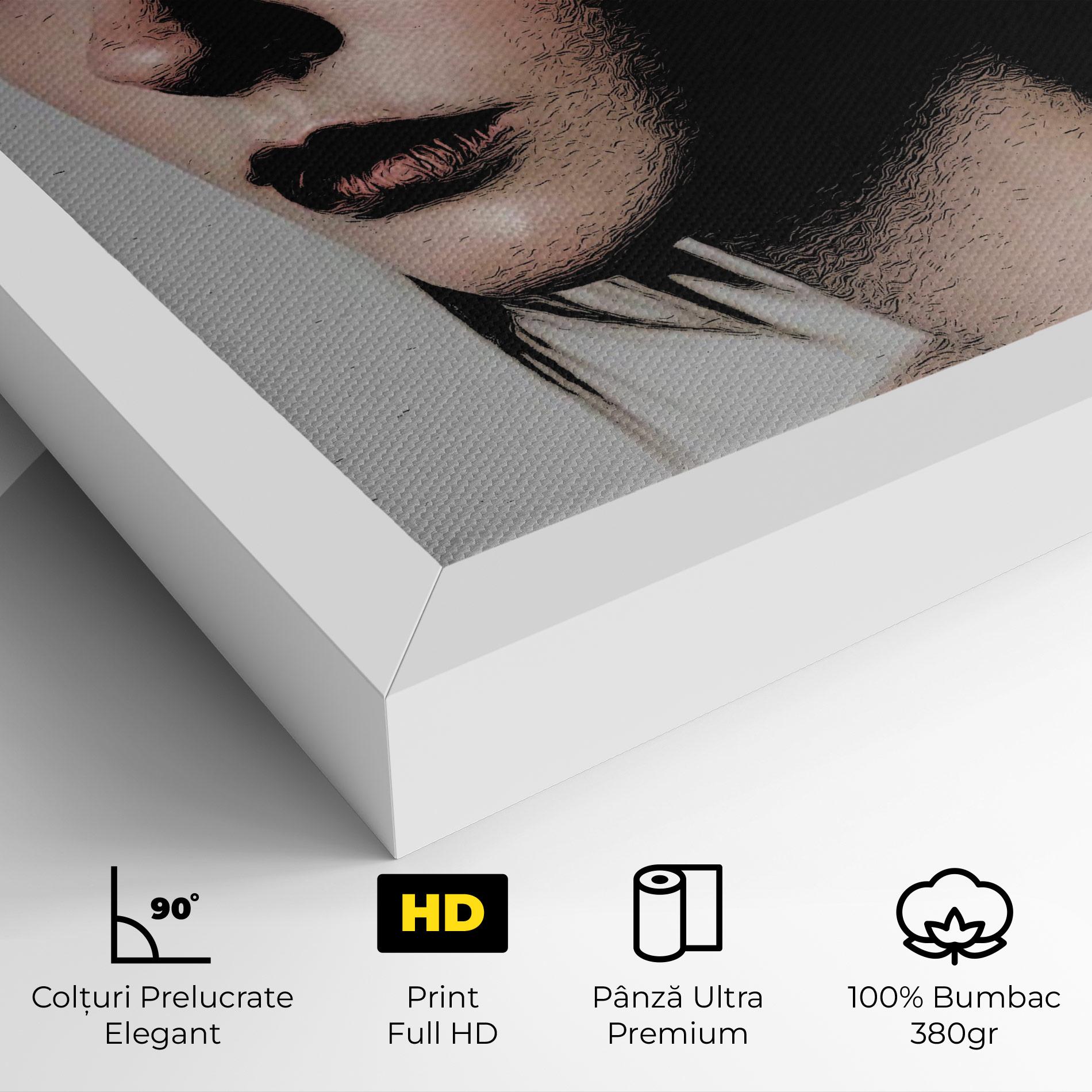 Tablou Canvas Big Eyes Portrait mockup 4