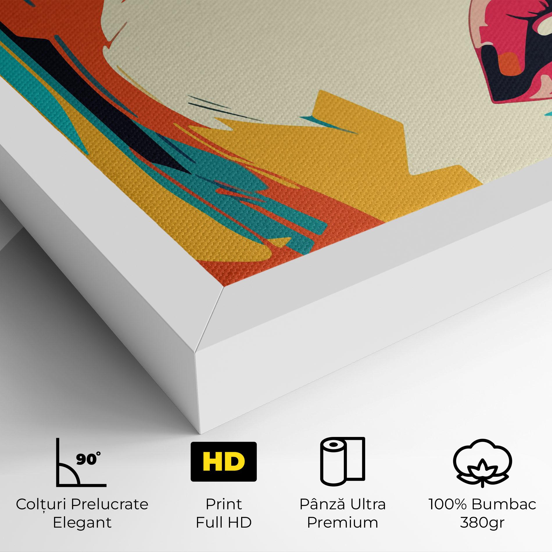 Tablou Canvas Blonde Girl Portrait mockup 4