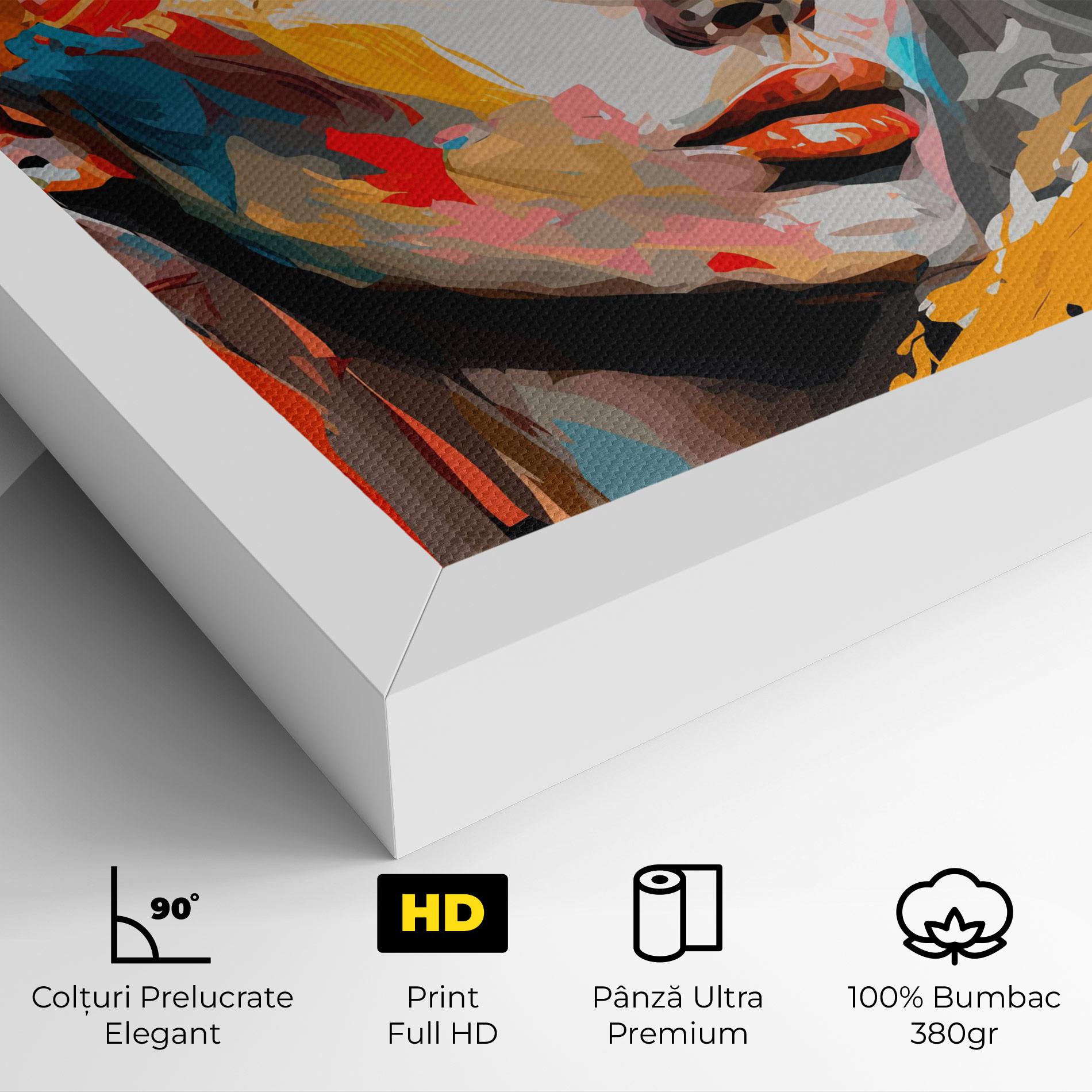 Tablou Canvas Blue Eye Face mockup 4