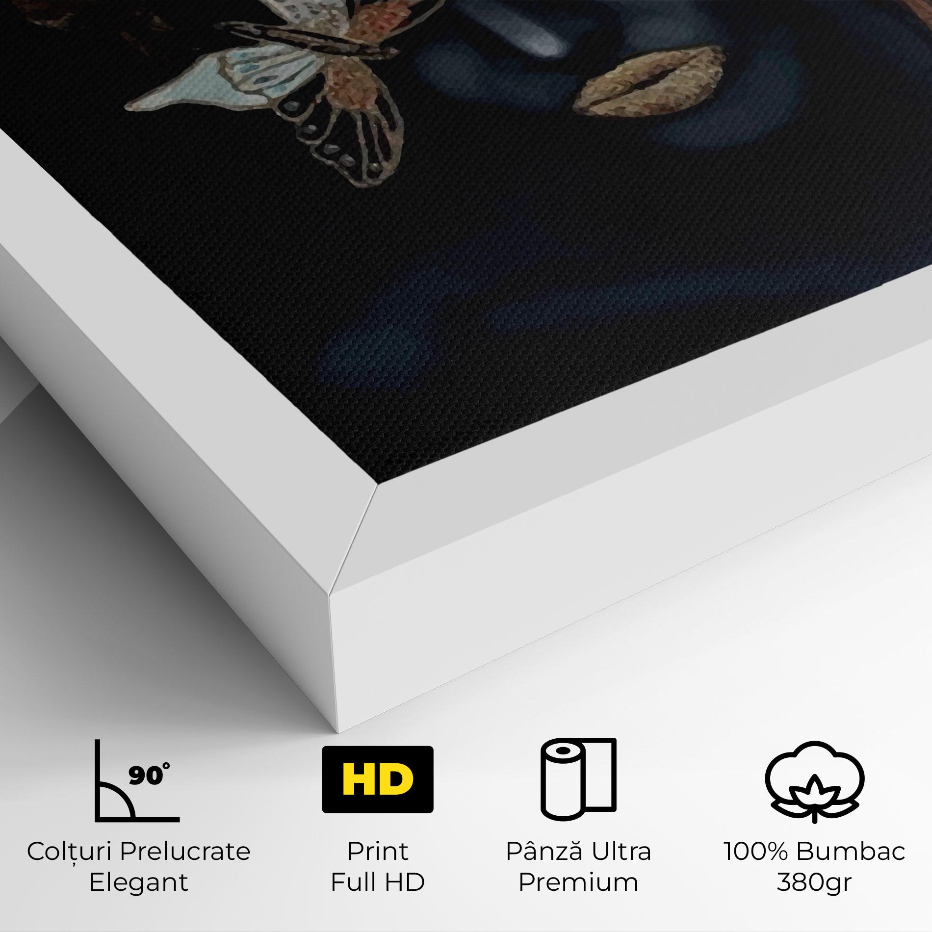 Tablou Canvas Butterfly Lady mockup 4