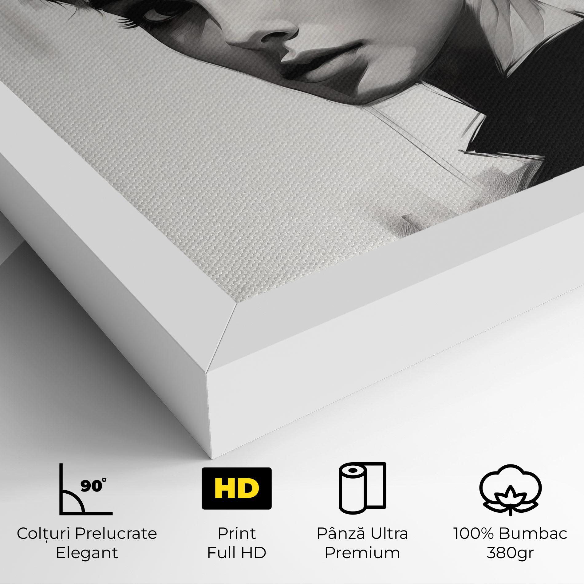 Tablou Canvas Hepburn Portrait mockup 4