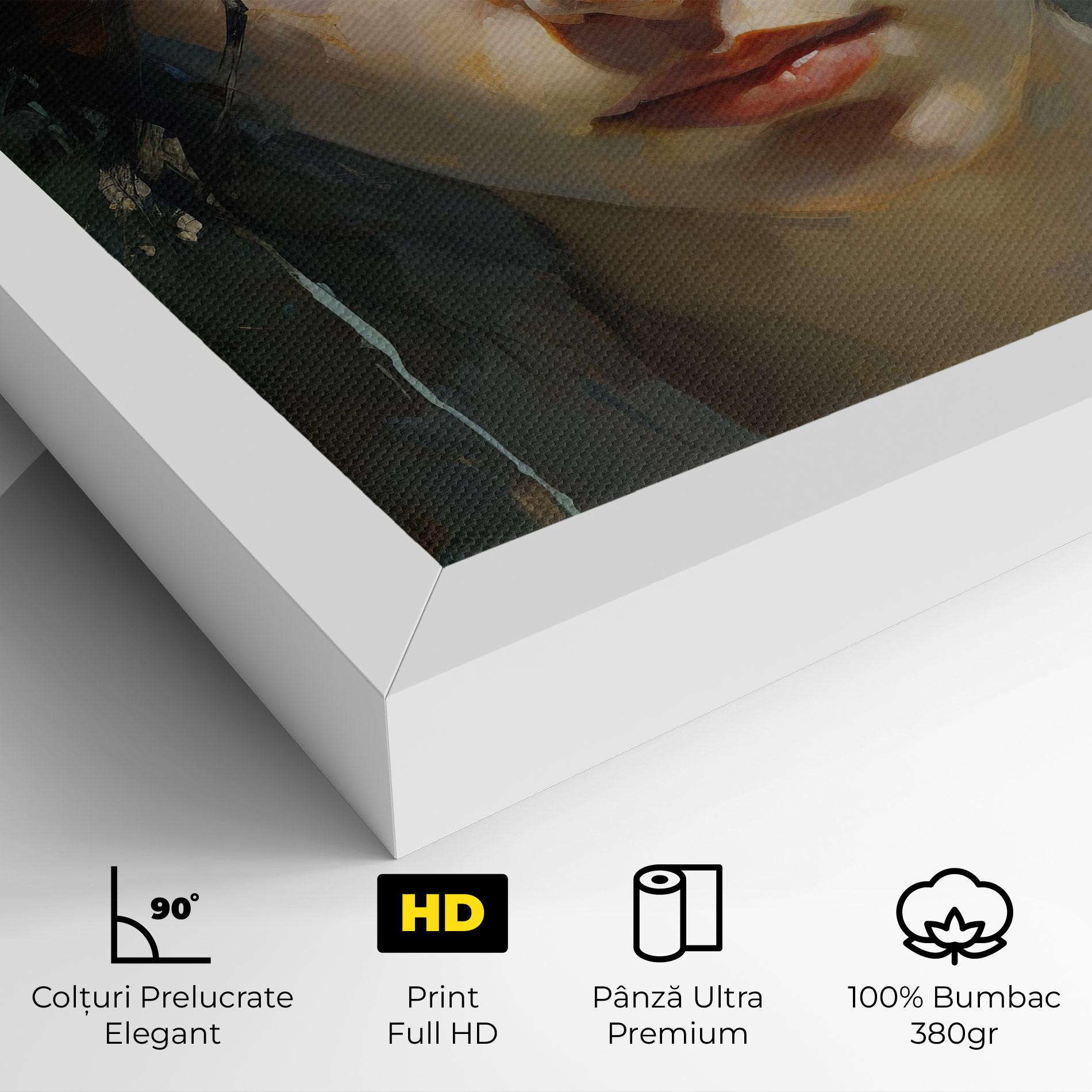 Tablou Canvas Intense Portrait mockup 4