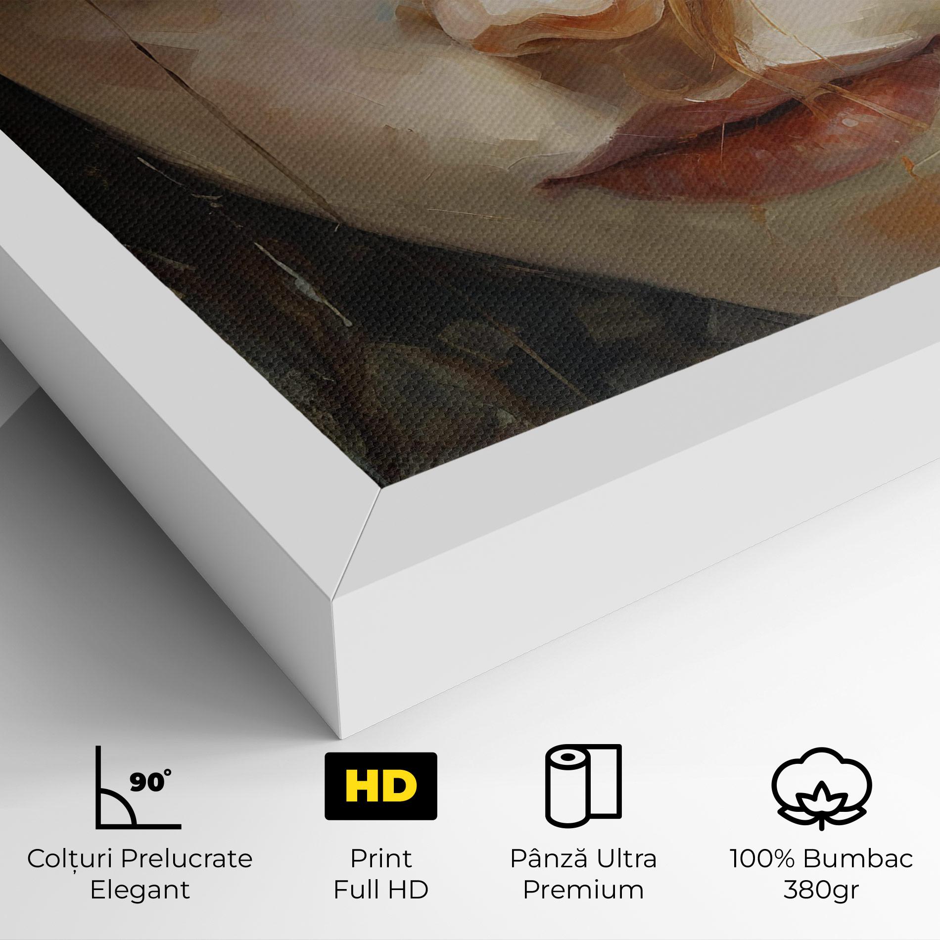 Tablou Canvas Portrait Oil Painting mockup 4