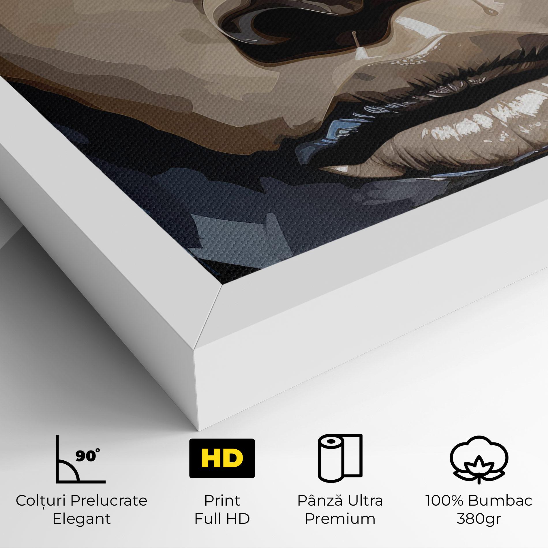 Tablou Canvas Pretty Girl Portrait mockup 4