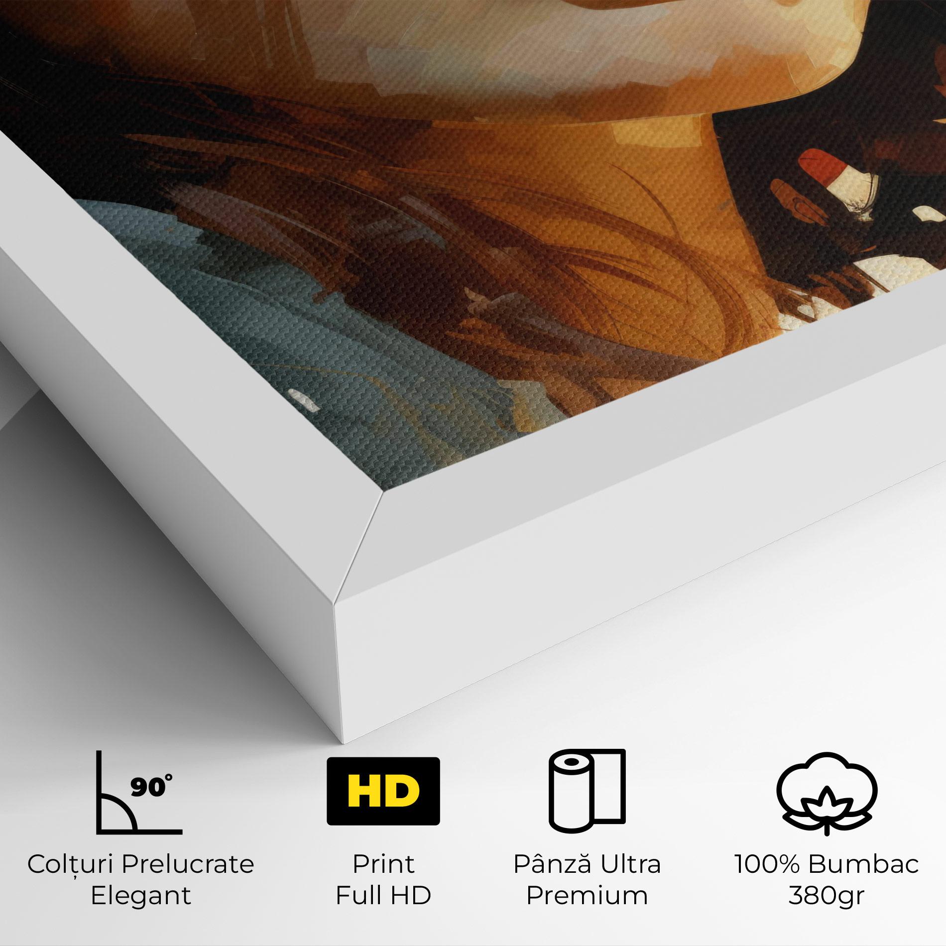 Tablou Canvas Pretty Woman Portrait mockup 4