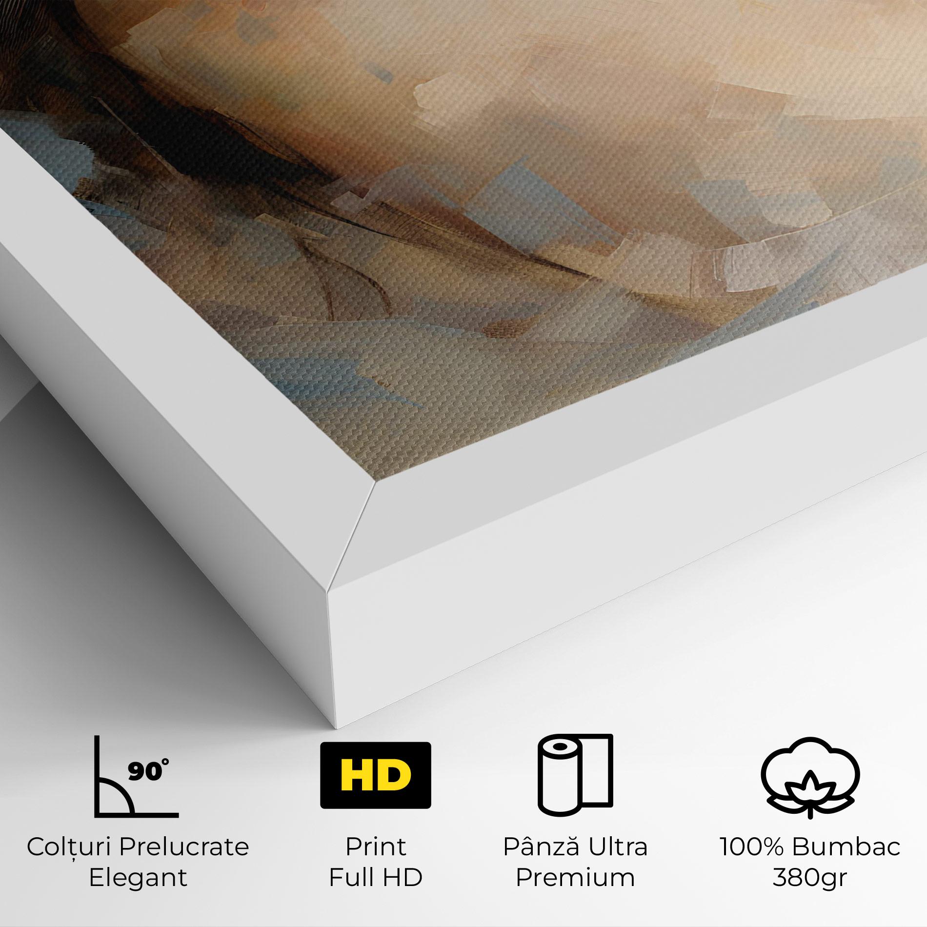 Tablou Canvas Pupil Blue Iris mockup 4