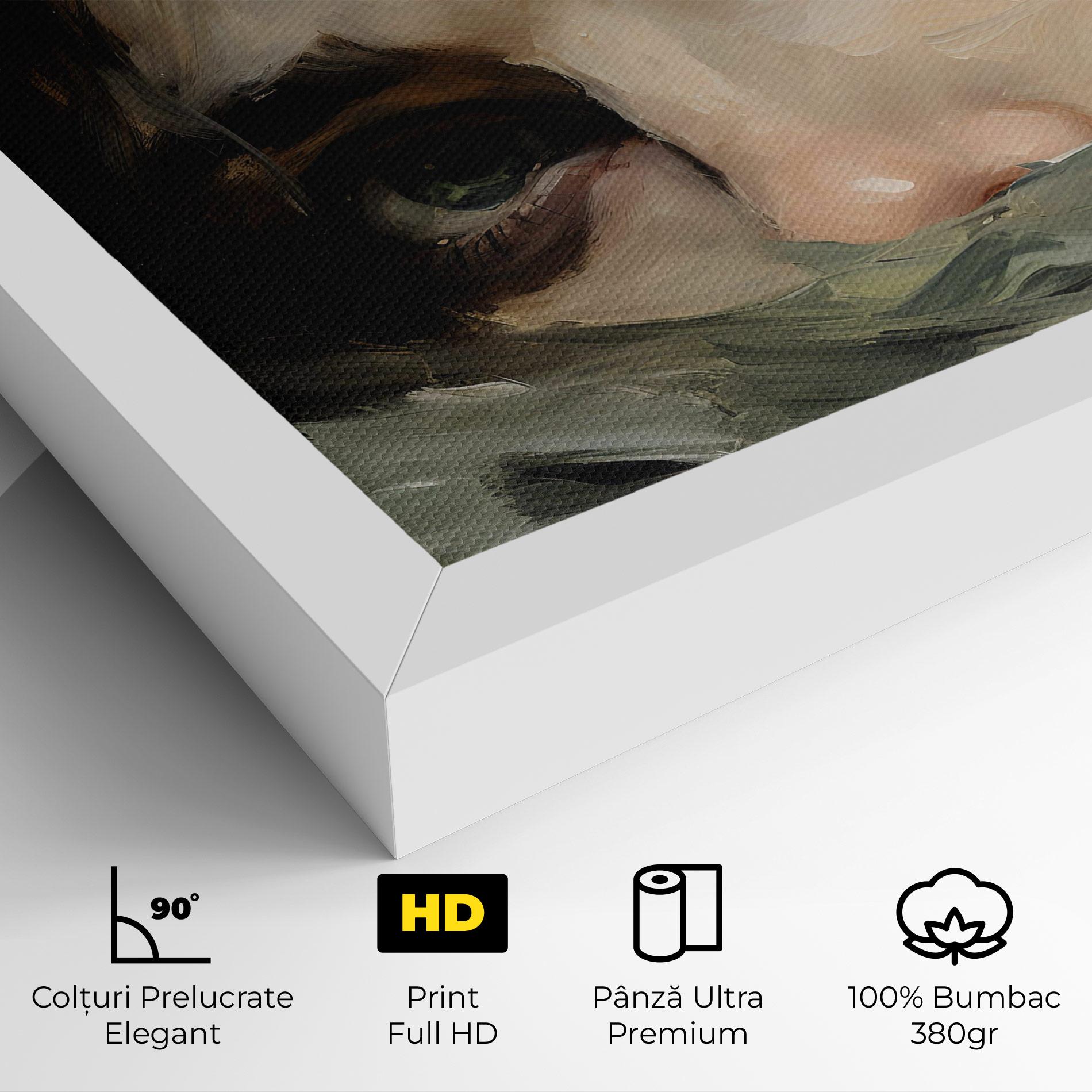 Tablou Canvas Pupil Green Iris mockup 4