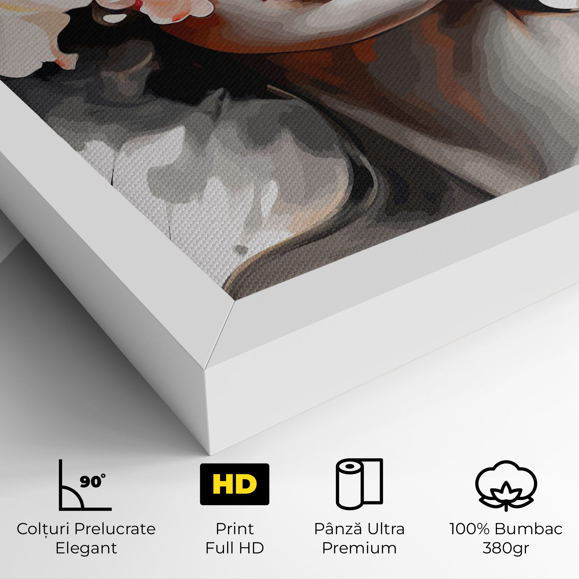 Yellow Flower Portrait mockup 4