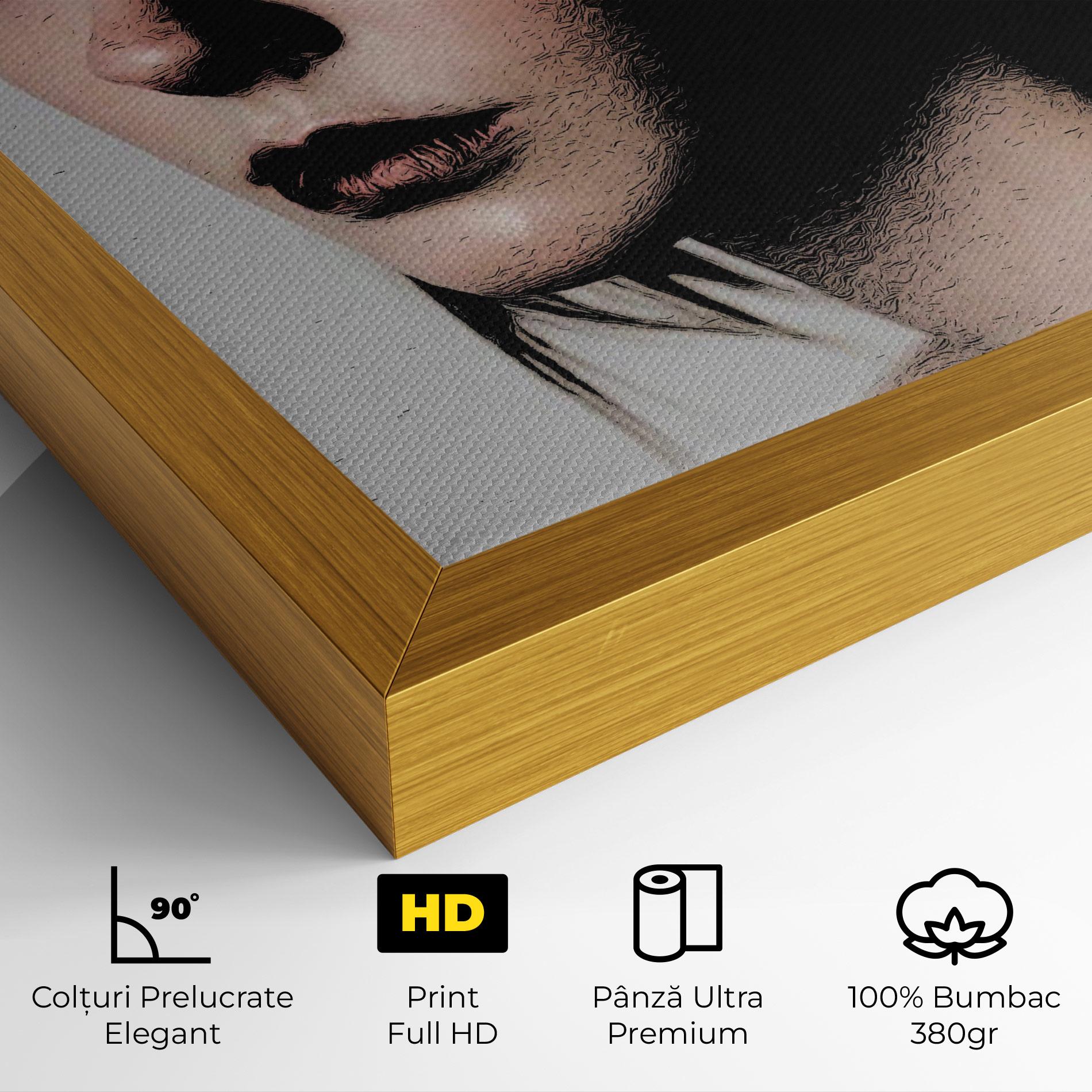 Tablou Canvas Big Eyes Portrait mockup 4