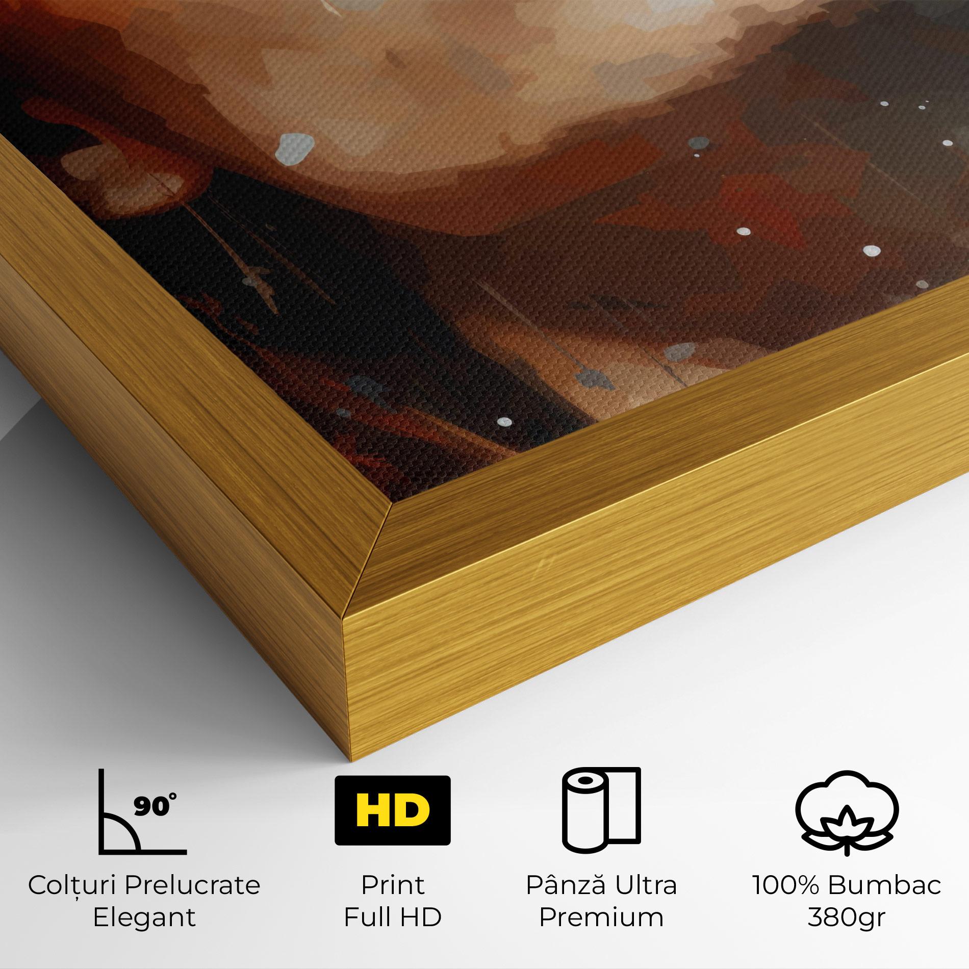 Tablou Canvas Close Up Look Portrait mockup 4