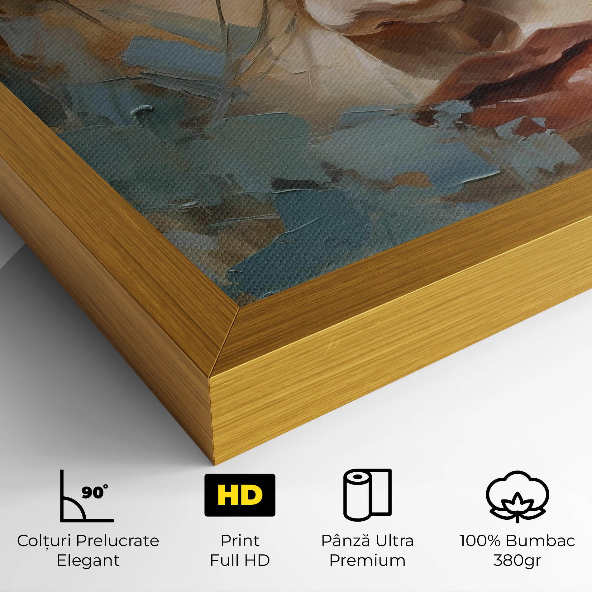 Tablou Canvas Expressive Portrait mockup 4