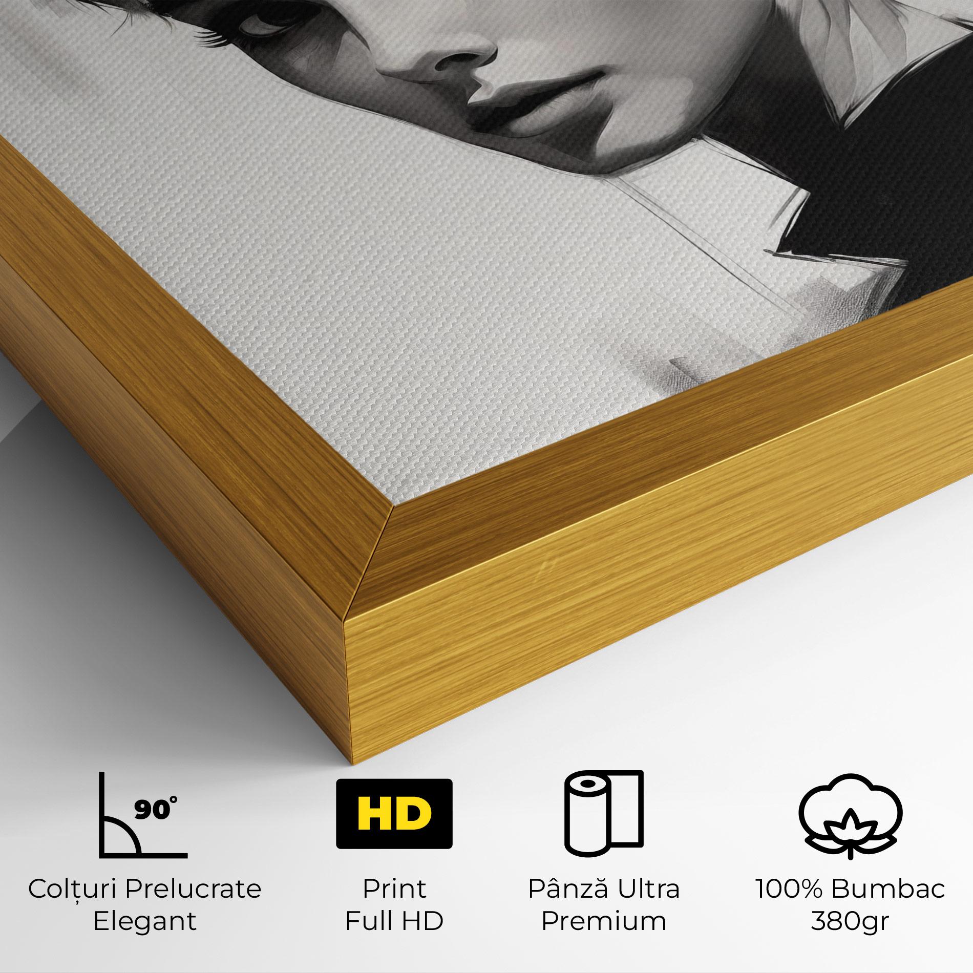 Tablou Canvas Hepburn Portrait mockup 4