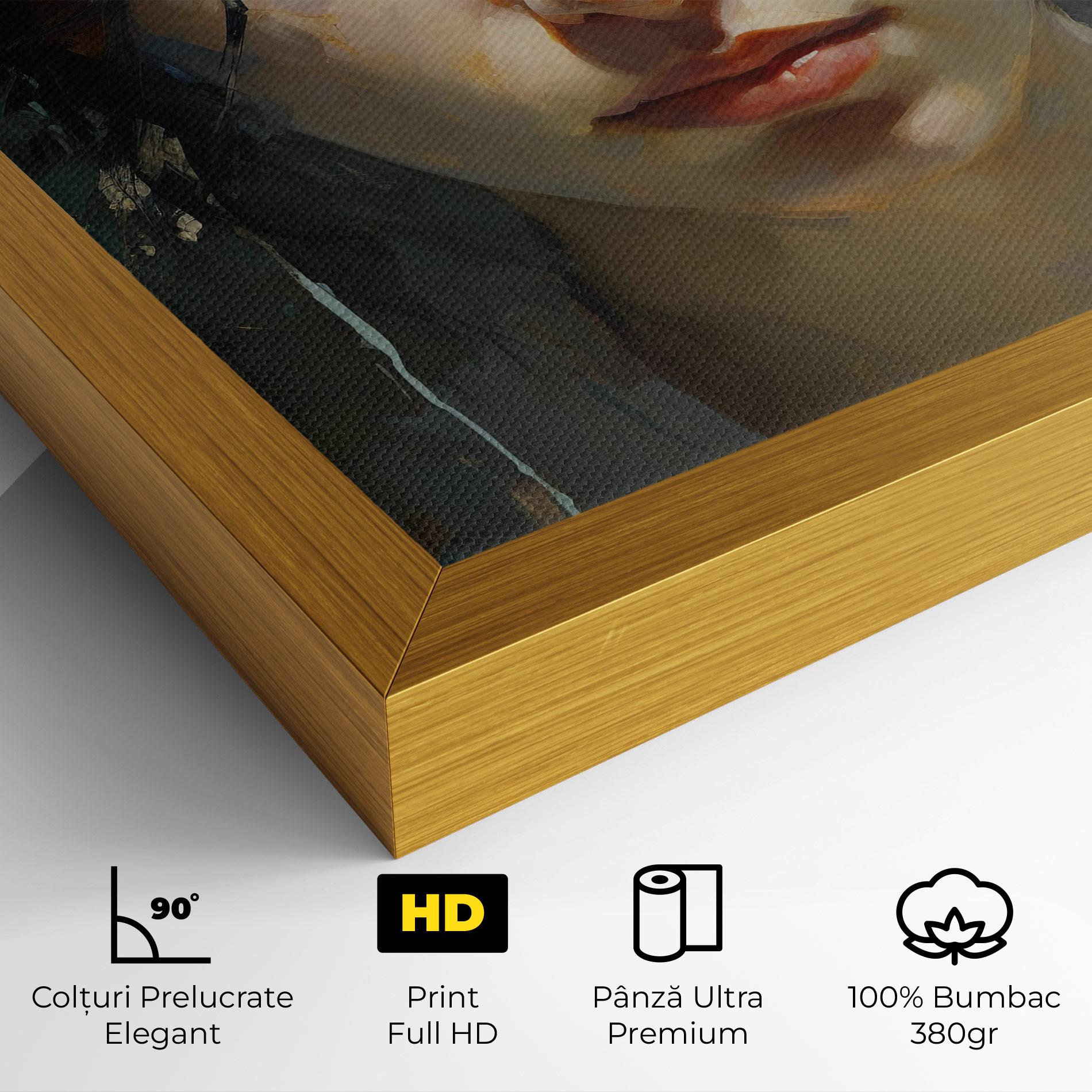 Tablou Canvas Intense Portrait mockup 4