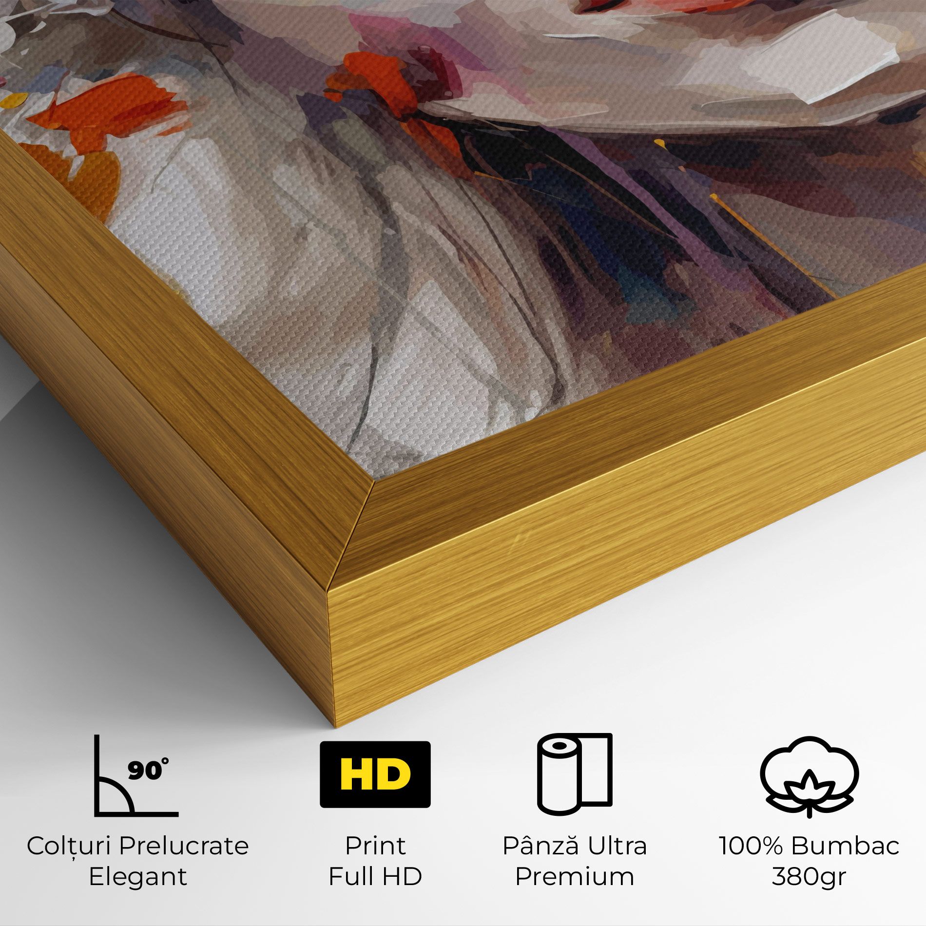 Oil Flower Portrait mockup 4