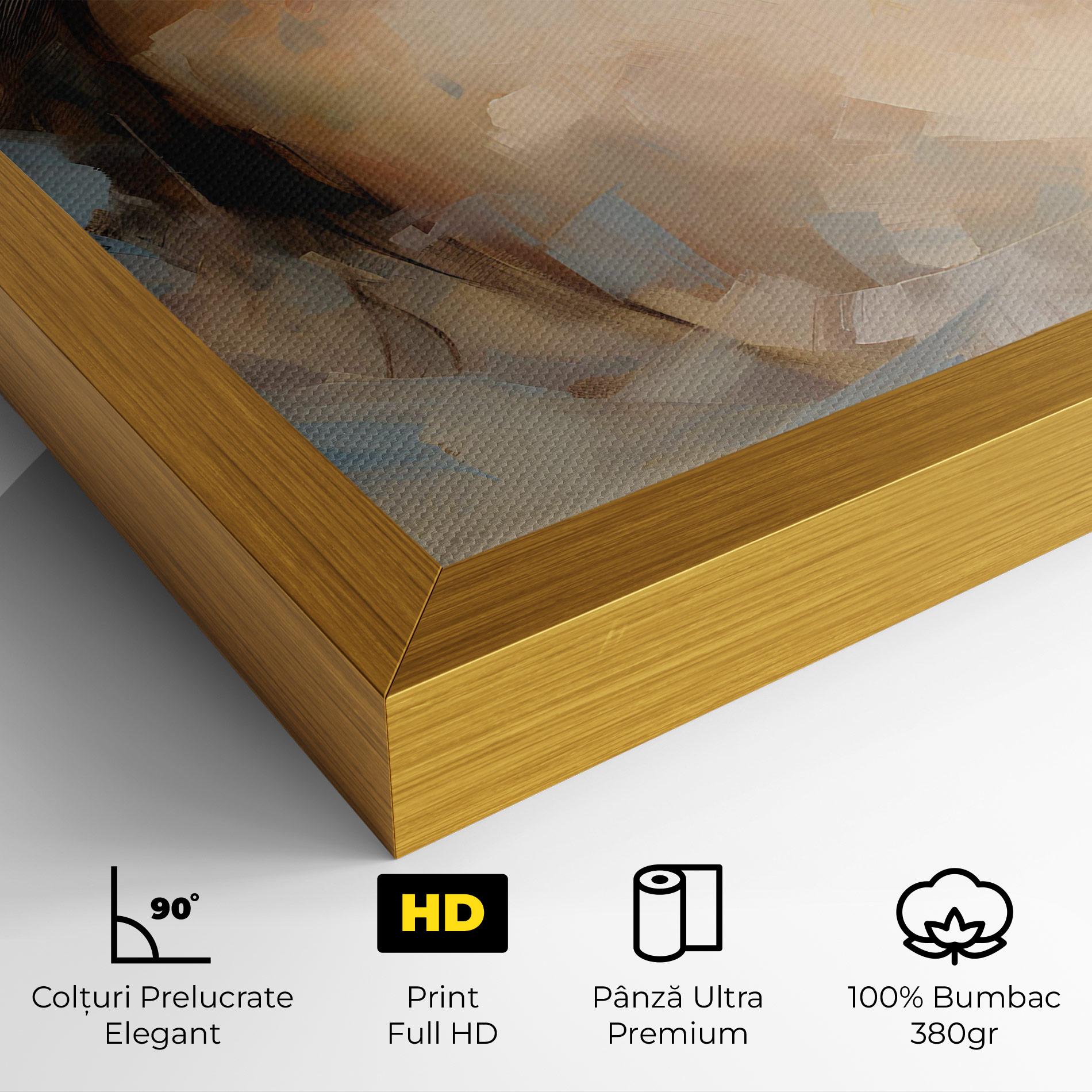 Tablou Canvas Pupil Blue Iris mockup 4