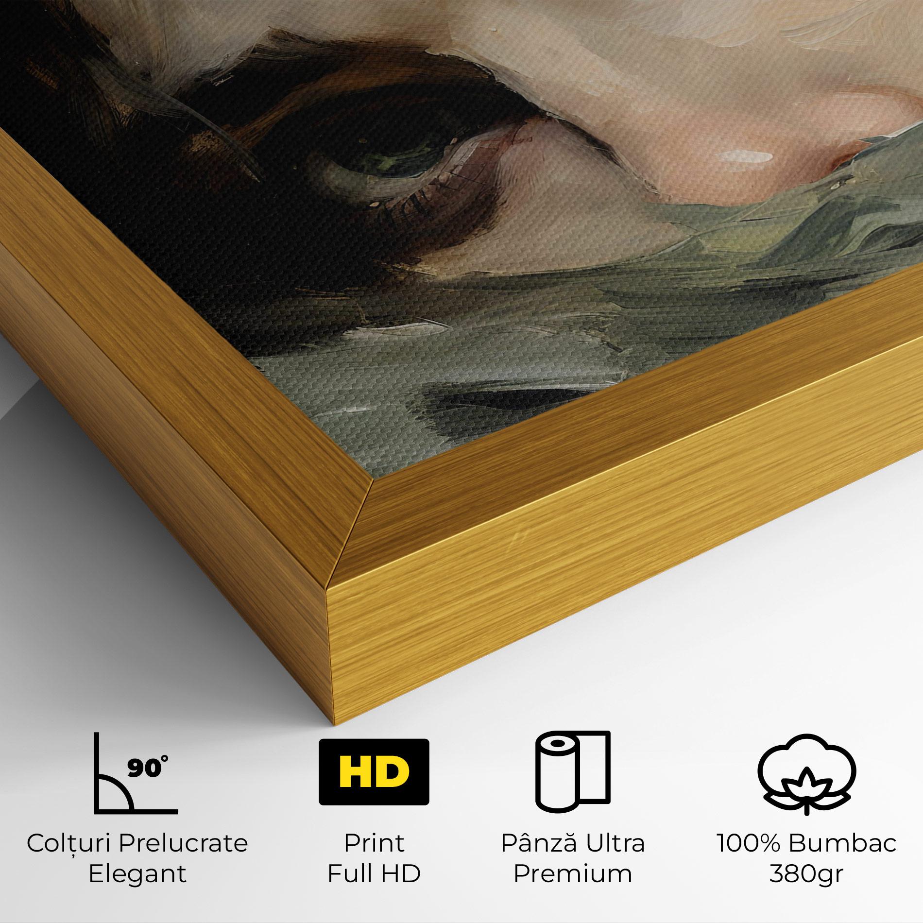 Tablou Canvas Pupil Green Iris mockup 4