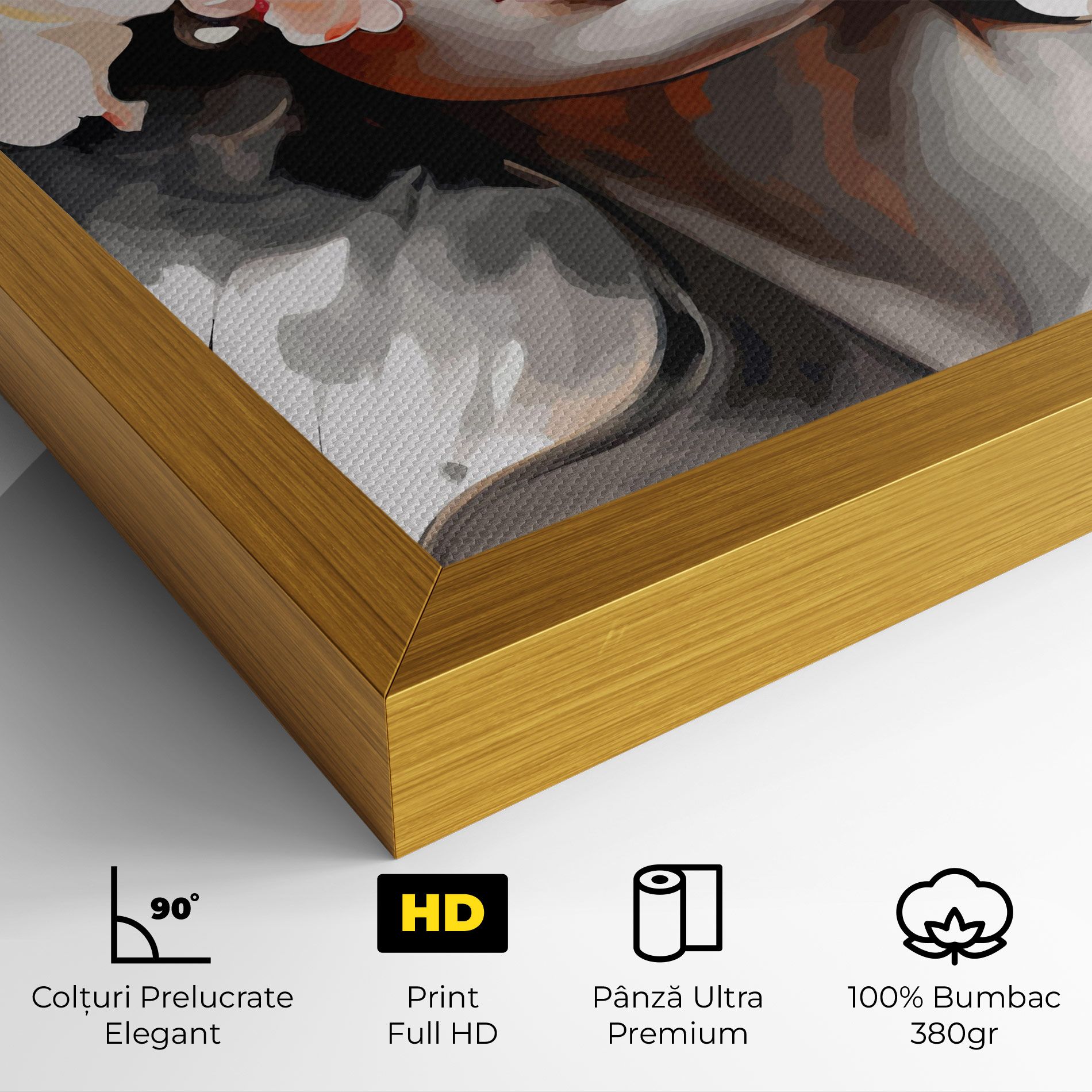 Yellow Flower Portrait mockup 4