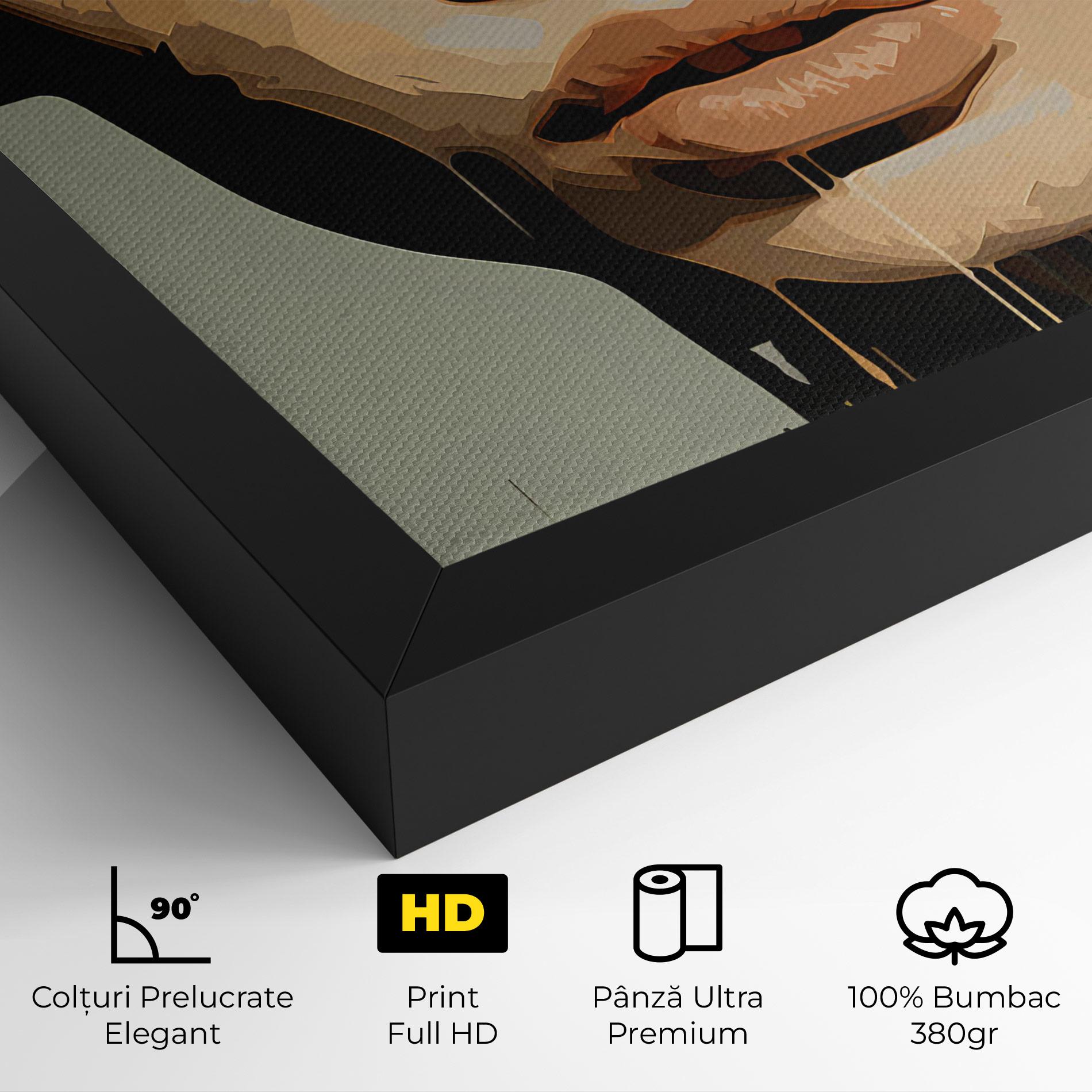 Tablou Canvas Apologetic Face mockup 4