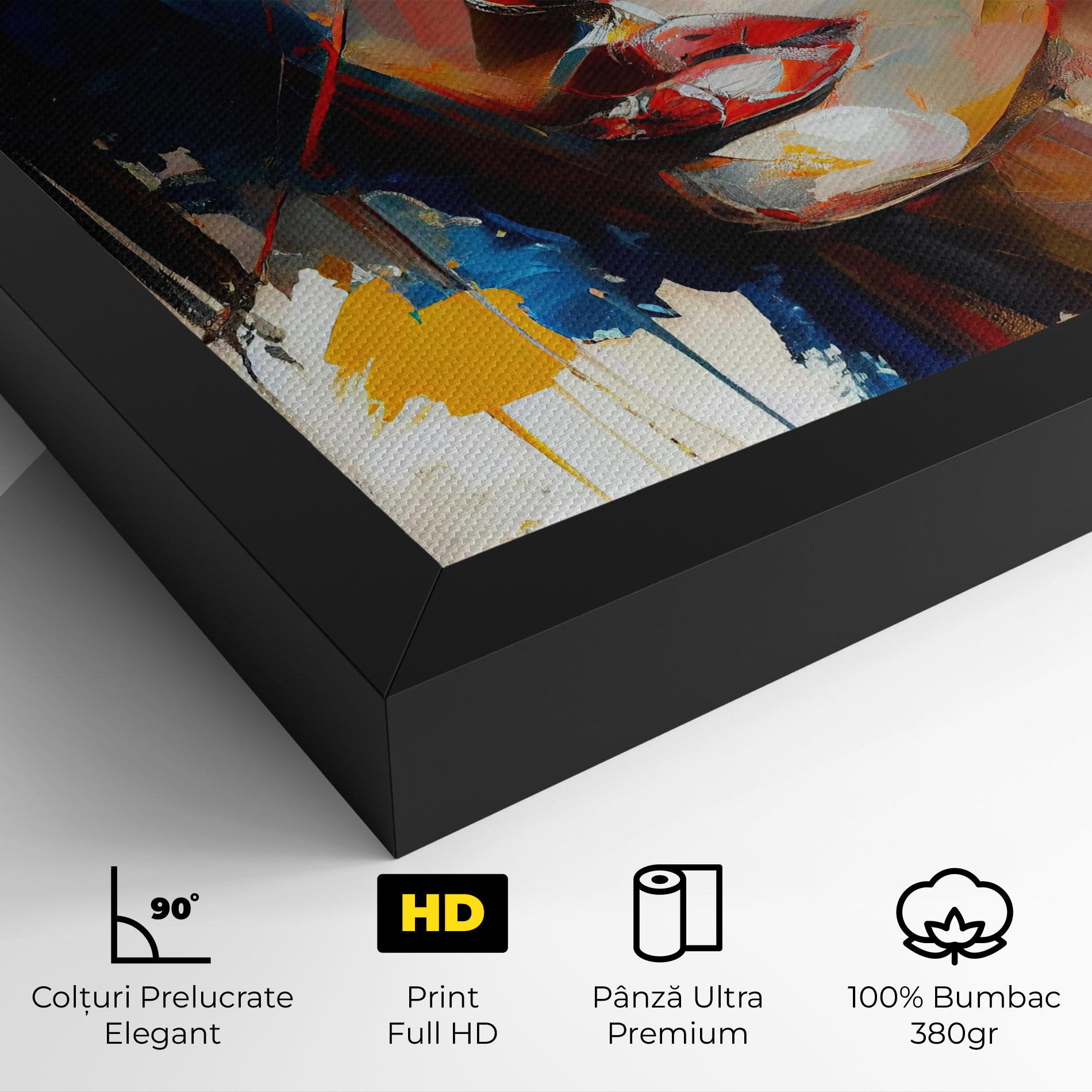 Tablou Canvas Beautiful Brunette Woman mockup 4