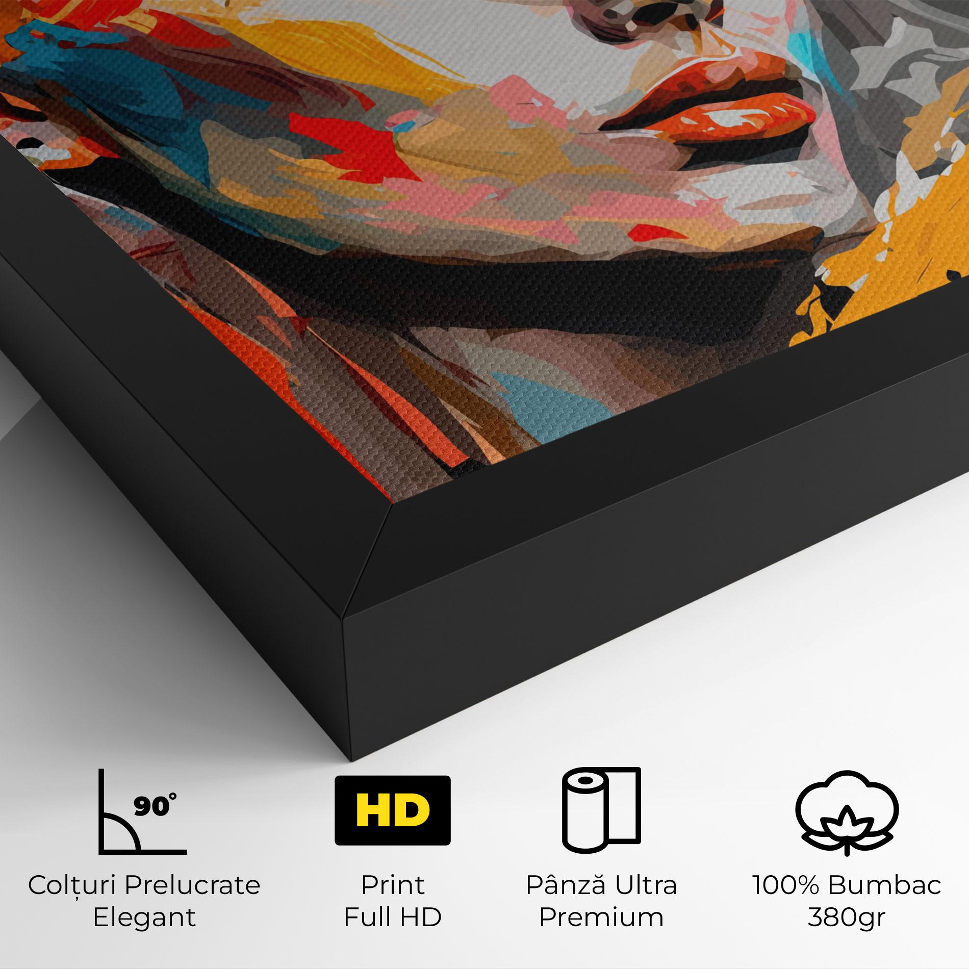 Tablou Canvas Blue Eye Face mockup 4