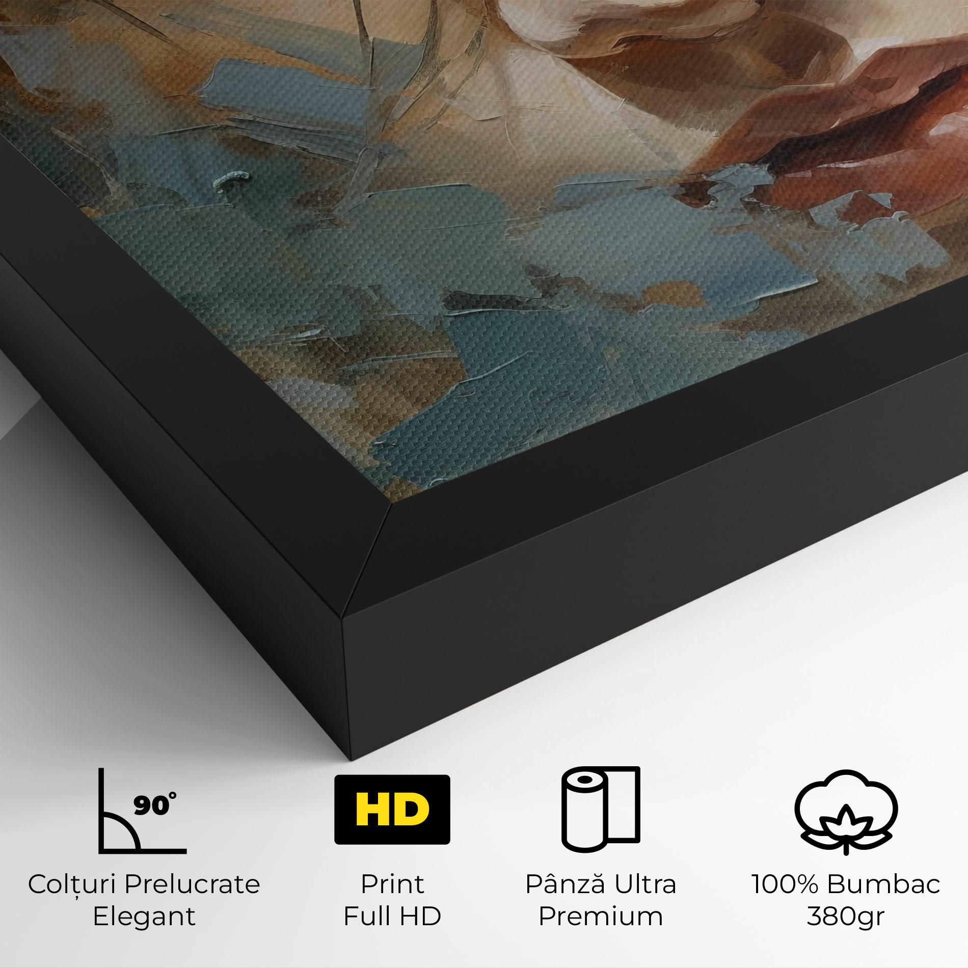 Tablou Canvas Expressive Portrait mockup 4