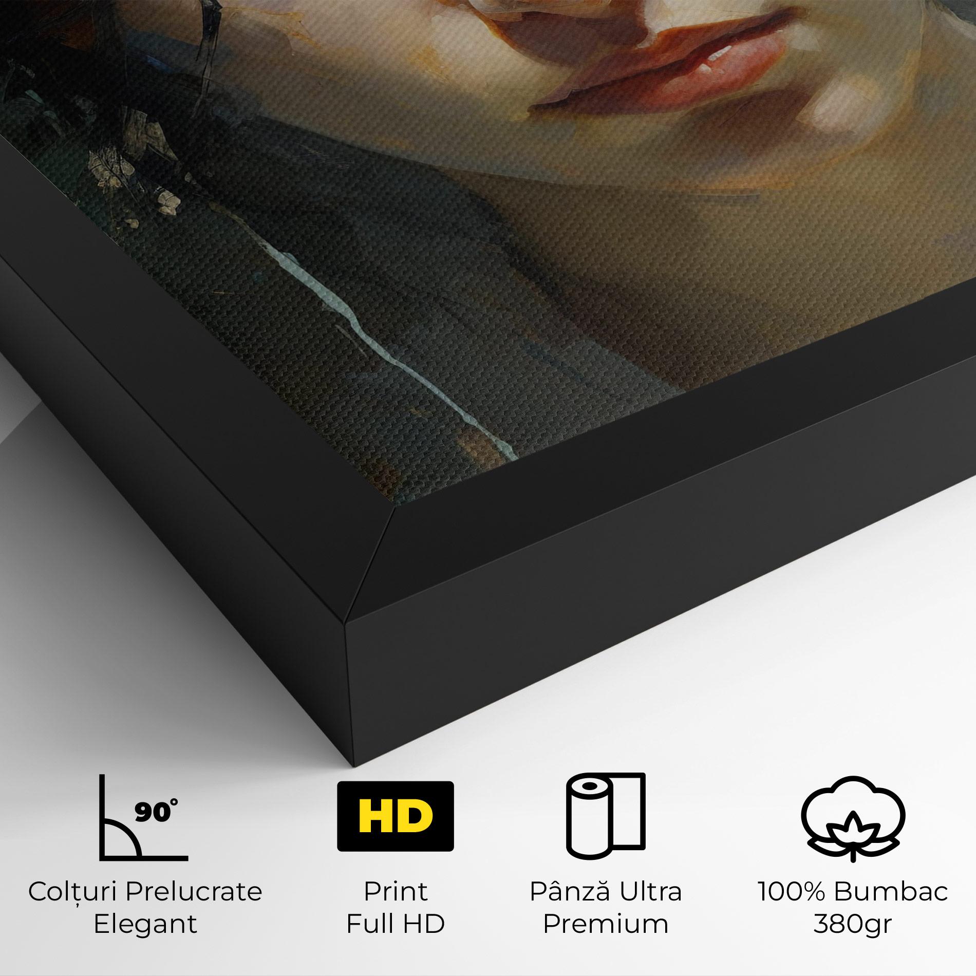 Tablou Canvas Intense Portrait mockup 4