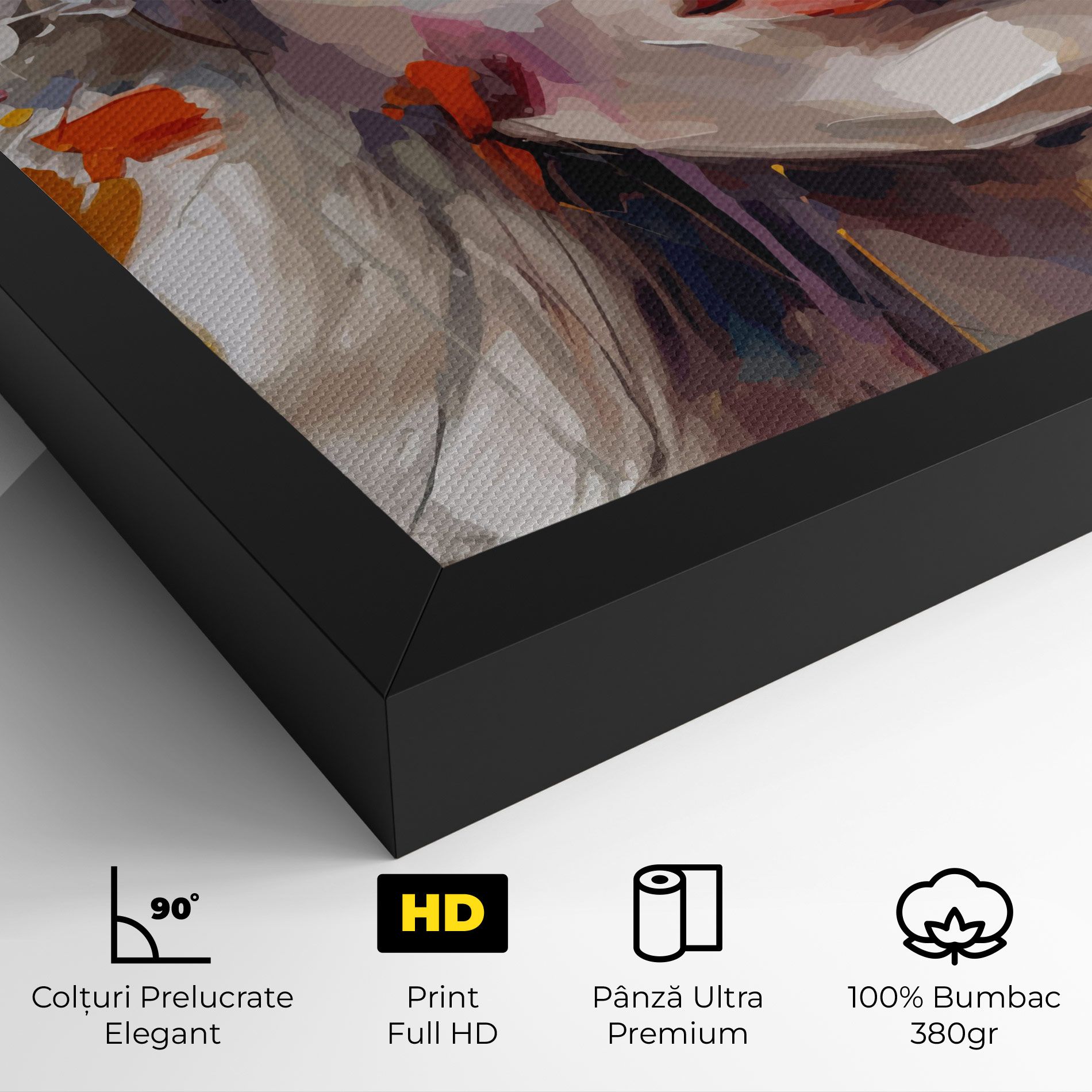 Oil Flower Portrait mockup 4