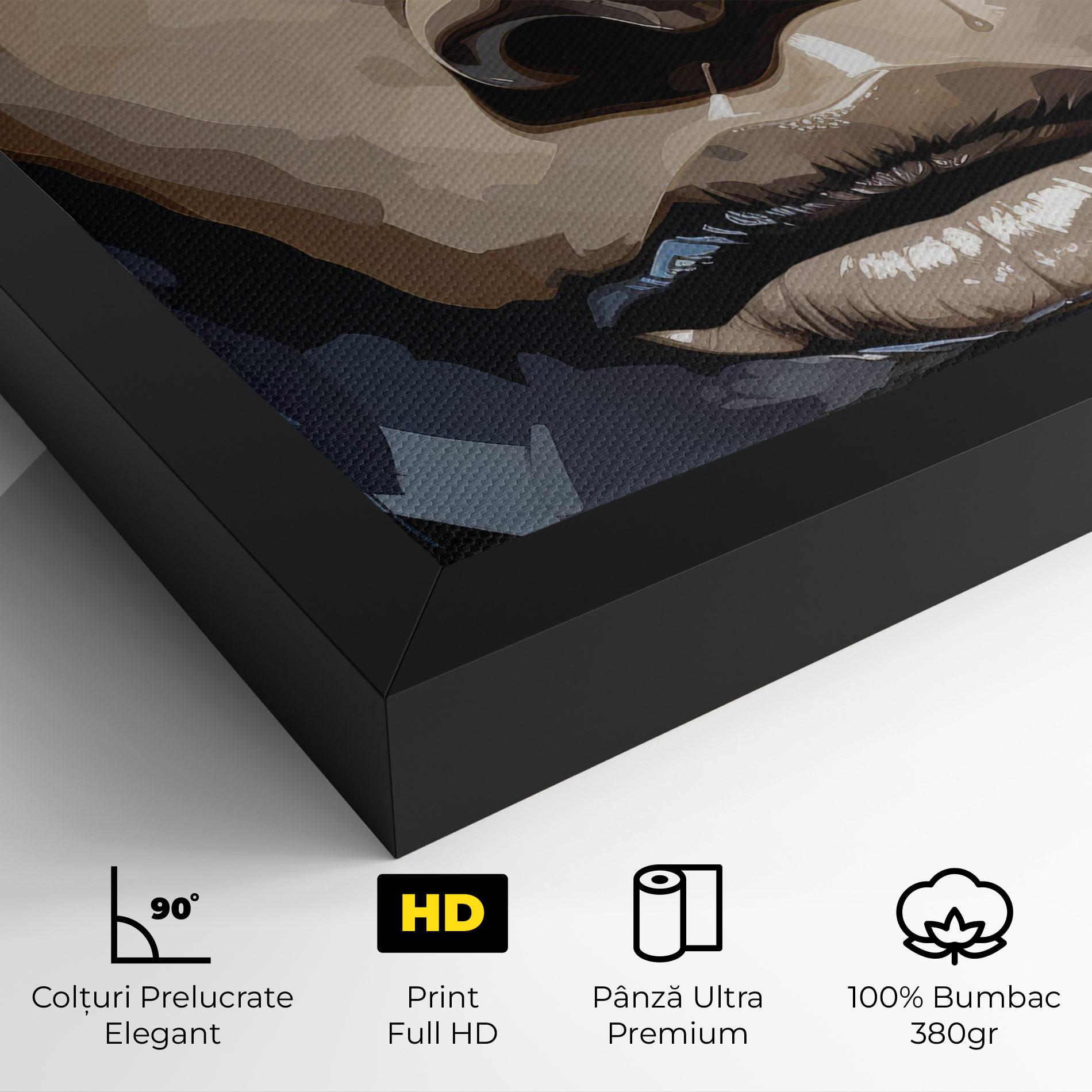 Tablou Canvas Pretty Girl Portrait mockup 4