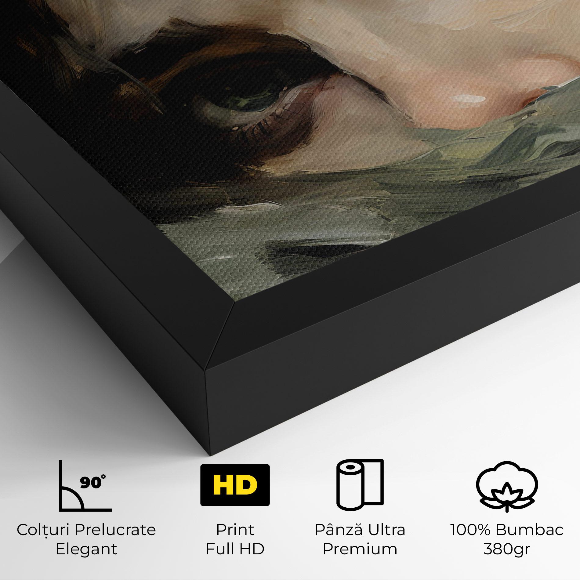 Tablou Canvas Pupil Green Iris mockup 4