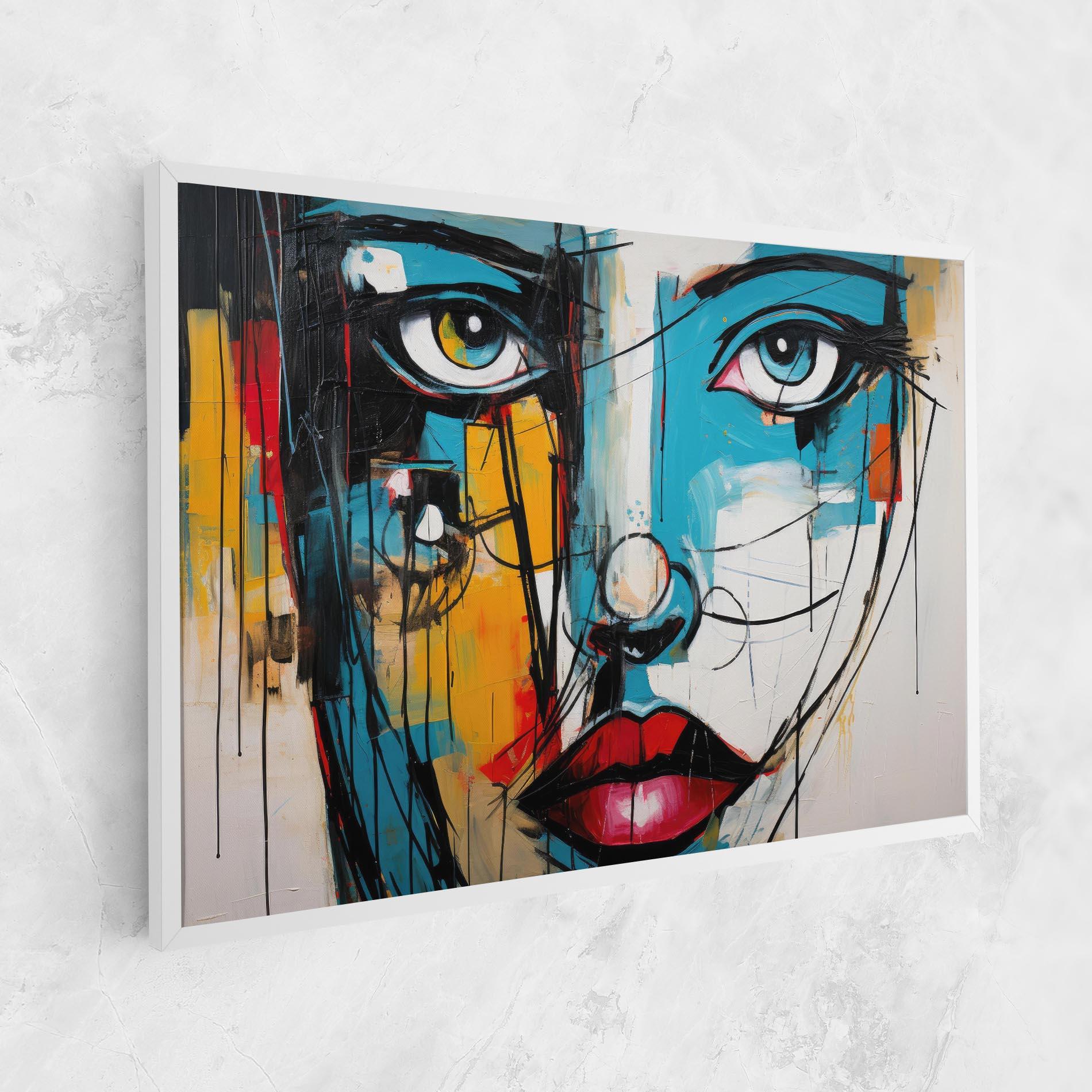 Tablou Canvas Abstract Drawing Portret mockup 1