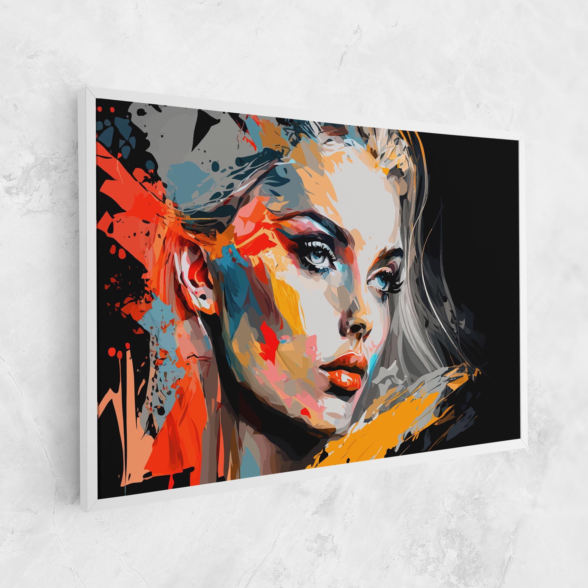 Tablou Canvas Blue Eye Face mockup 1