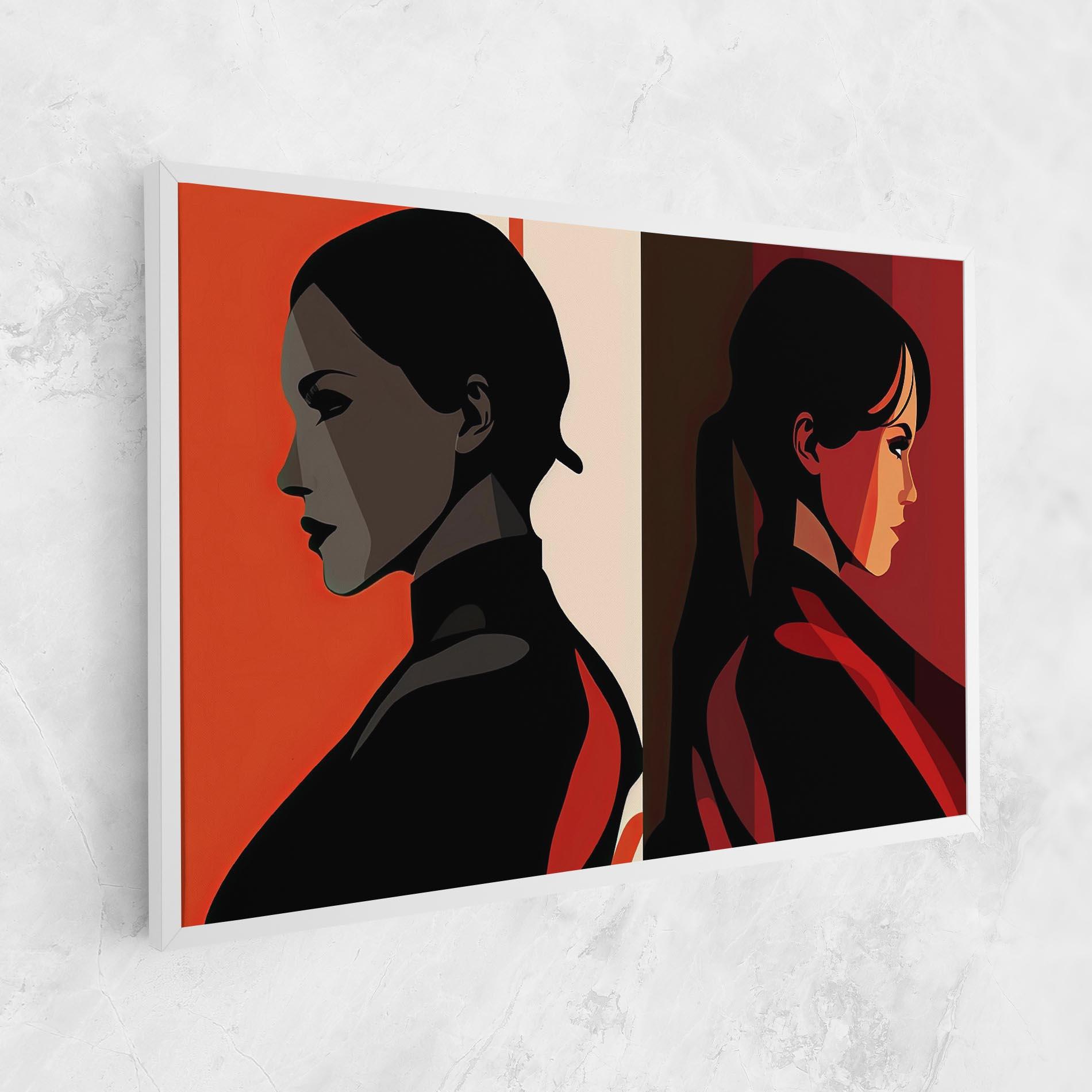 Tablou Canvas Graphical Portrait mockup 1