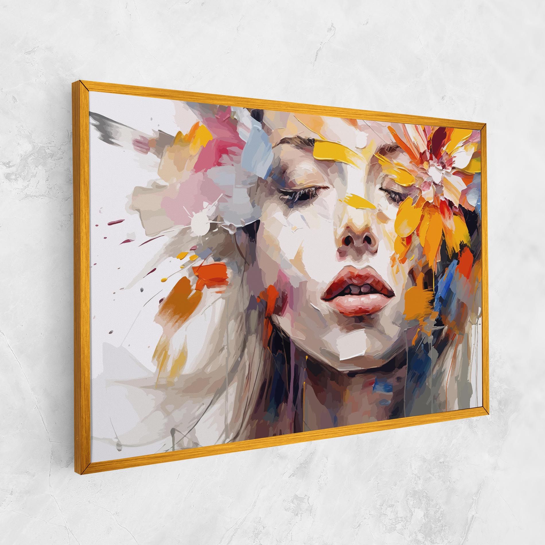 Oil Flower Portrait mockup 1
