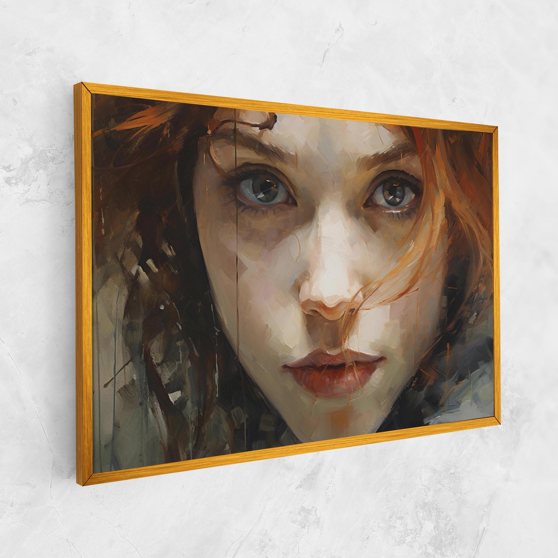 Tablou Canvas Portrait Oil Painting mockup 1