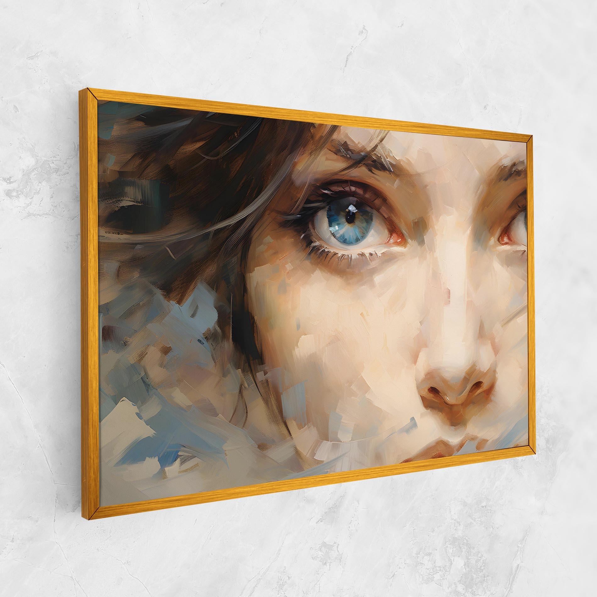 Tablou Canvas Pupil Blue Iris mockup 1