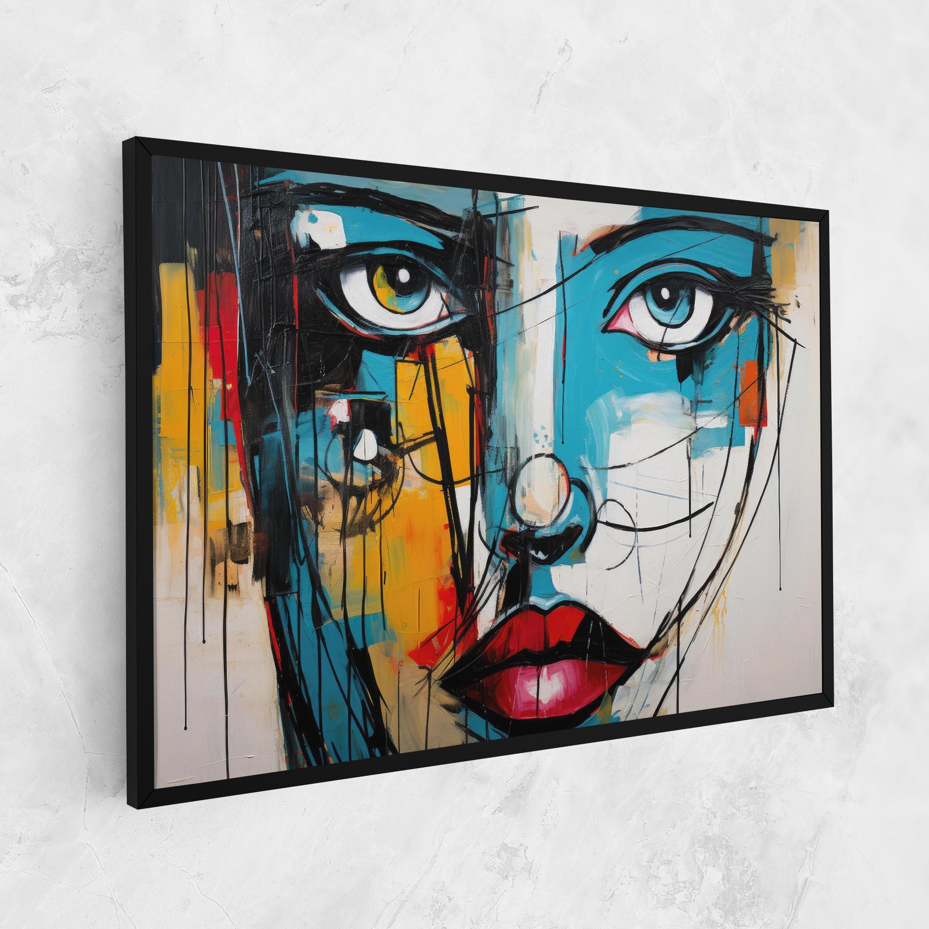 Tablou Canvas Abstract Drawing Portret mockup 1