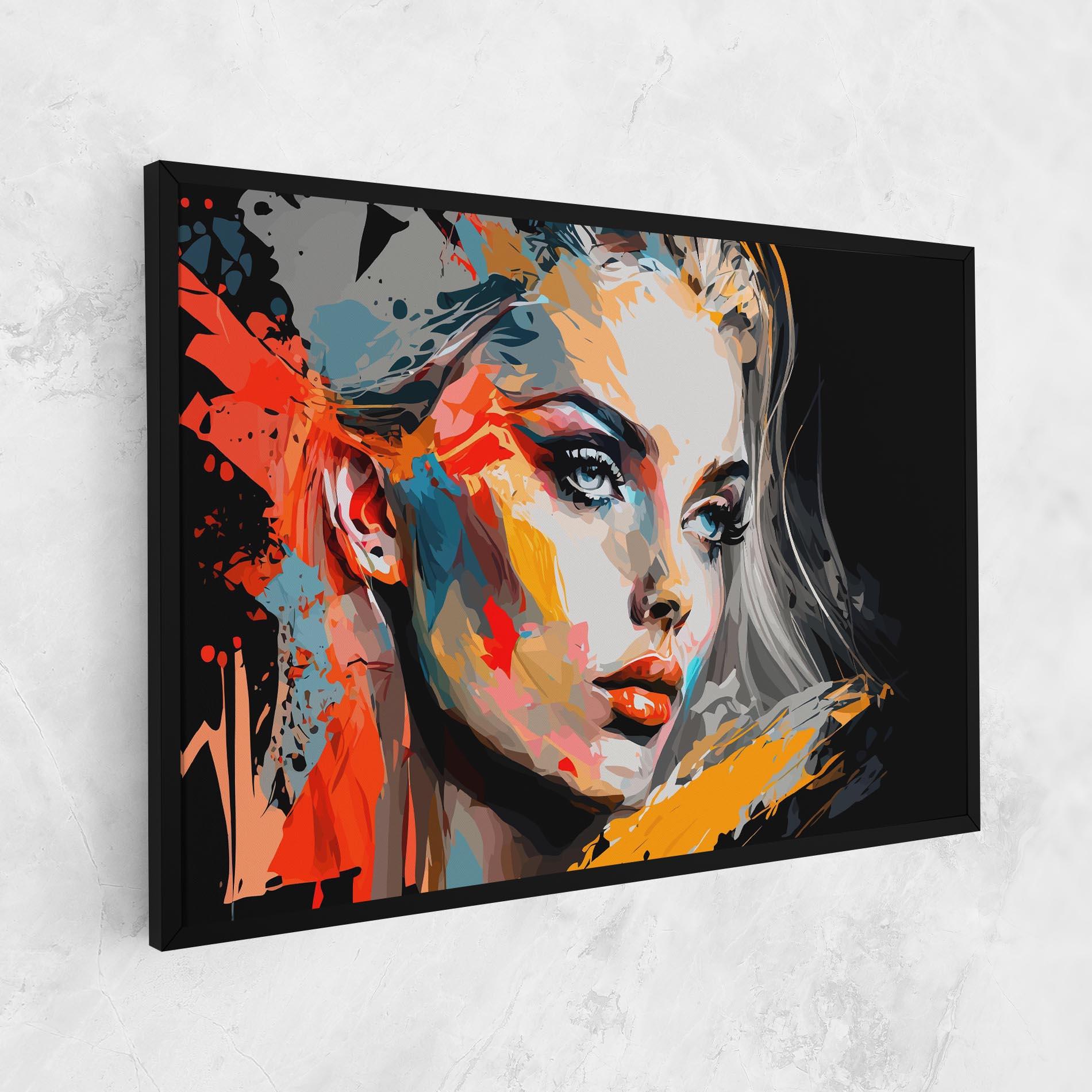 Tablou Canvas Blue Eye Face mockup 1